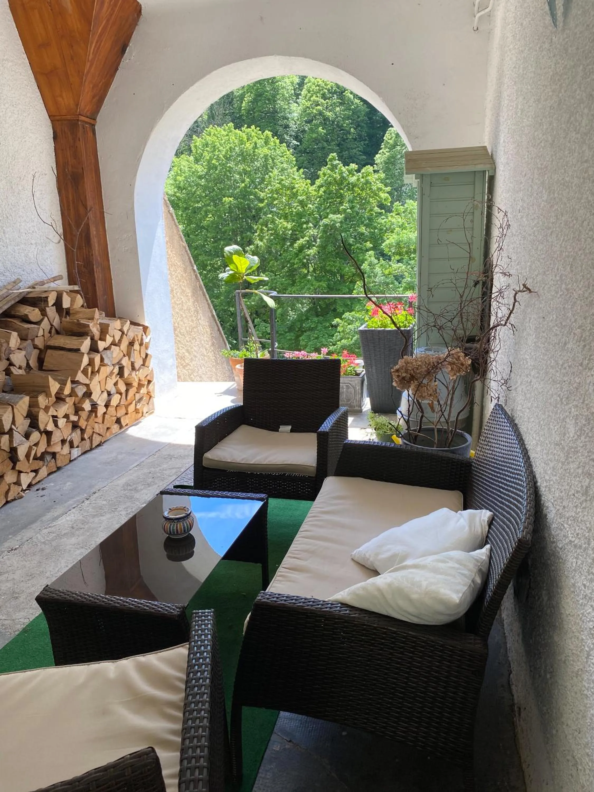 Patio in La Maison des Fontaines d'Alsace