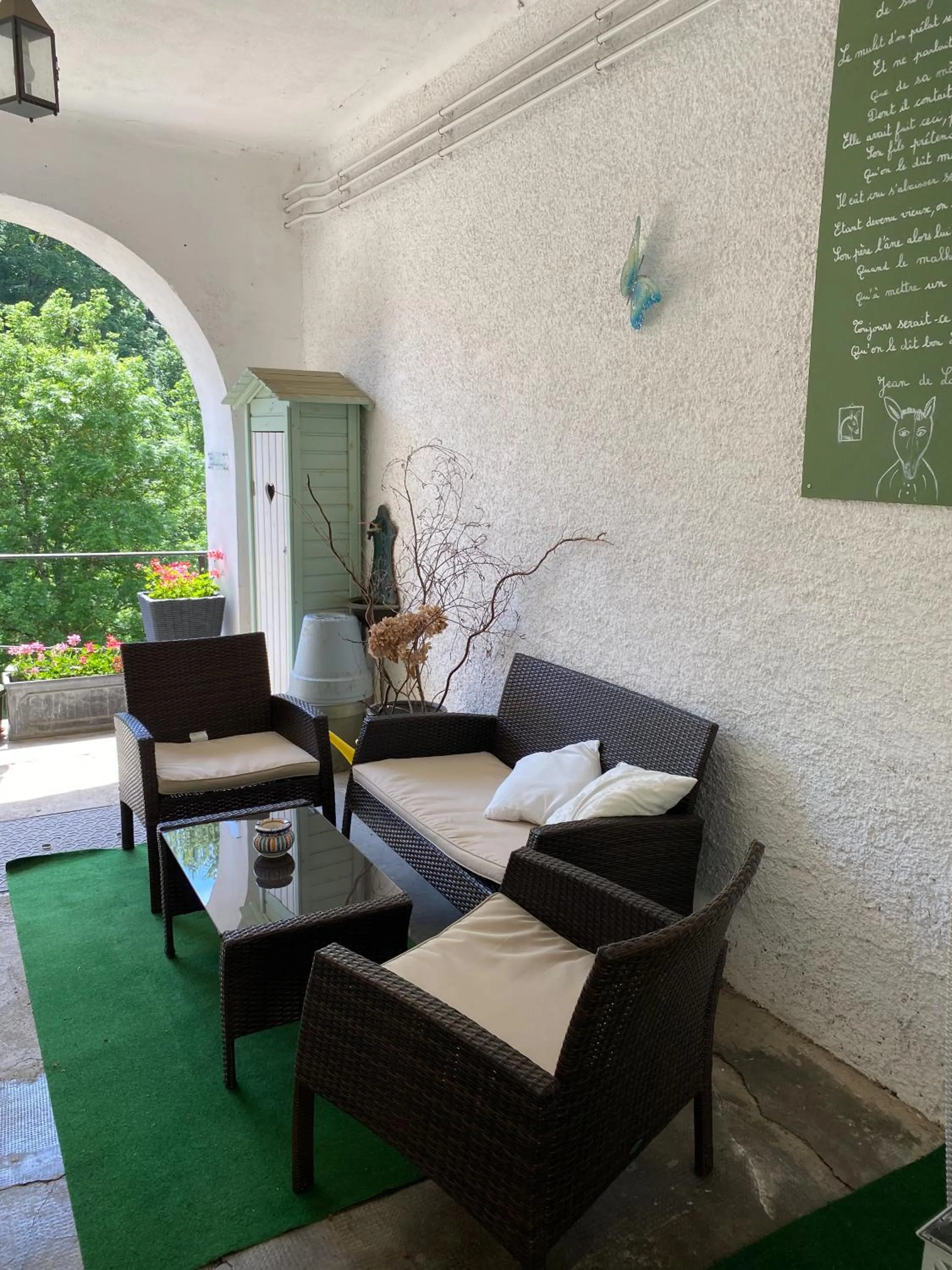 Patio in La Maison des Fontaines d'Alsace