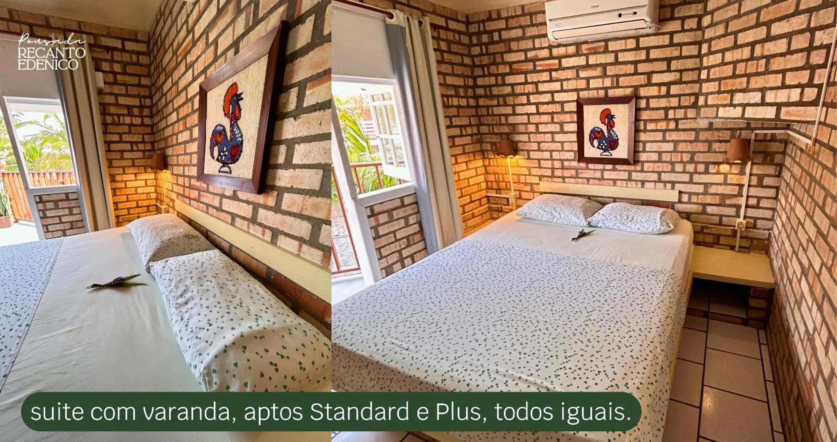 Bedroom, Bed in Pousada Recanto Edênico - à beira mar da Praia Ponta do Papagaio, Palhoça SC