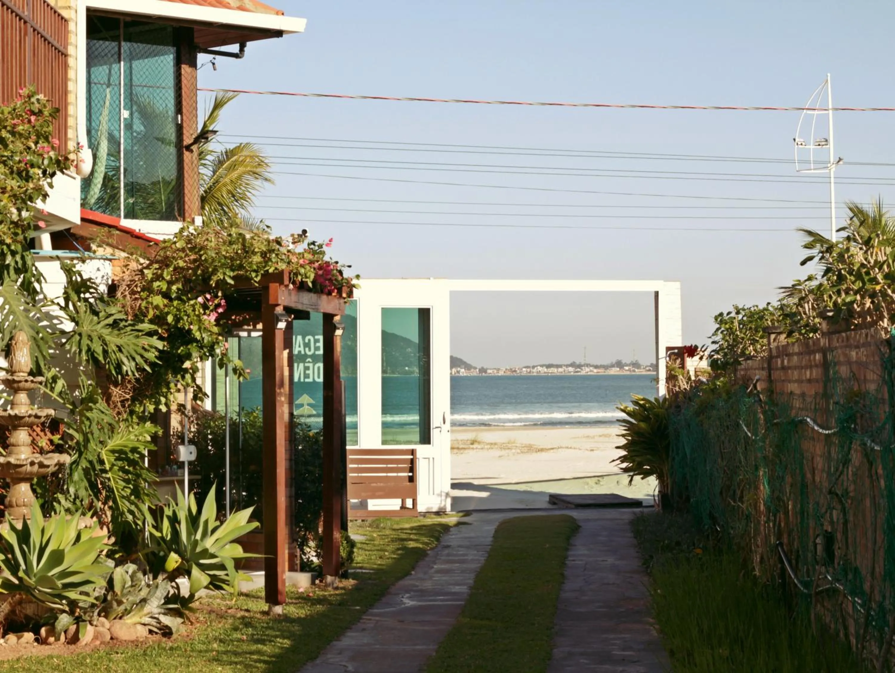 Natural landscape in Pousada Recanto Edênico - à beira mar da Praia Ponta do Papagaio, Palhoça SC