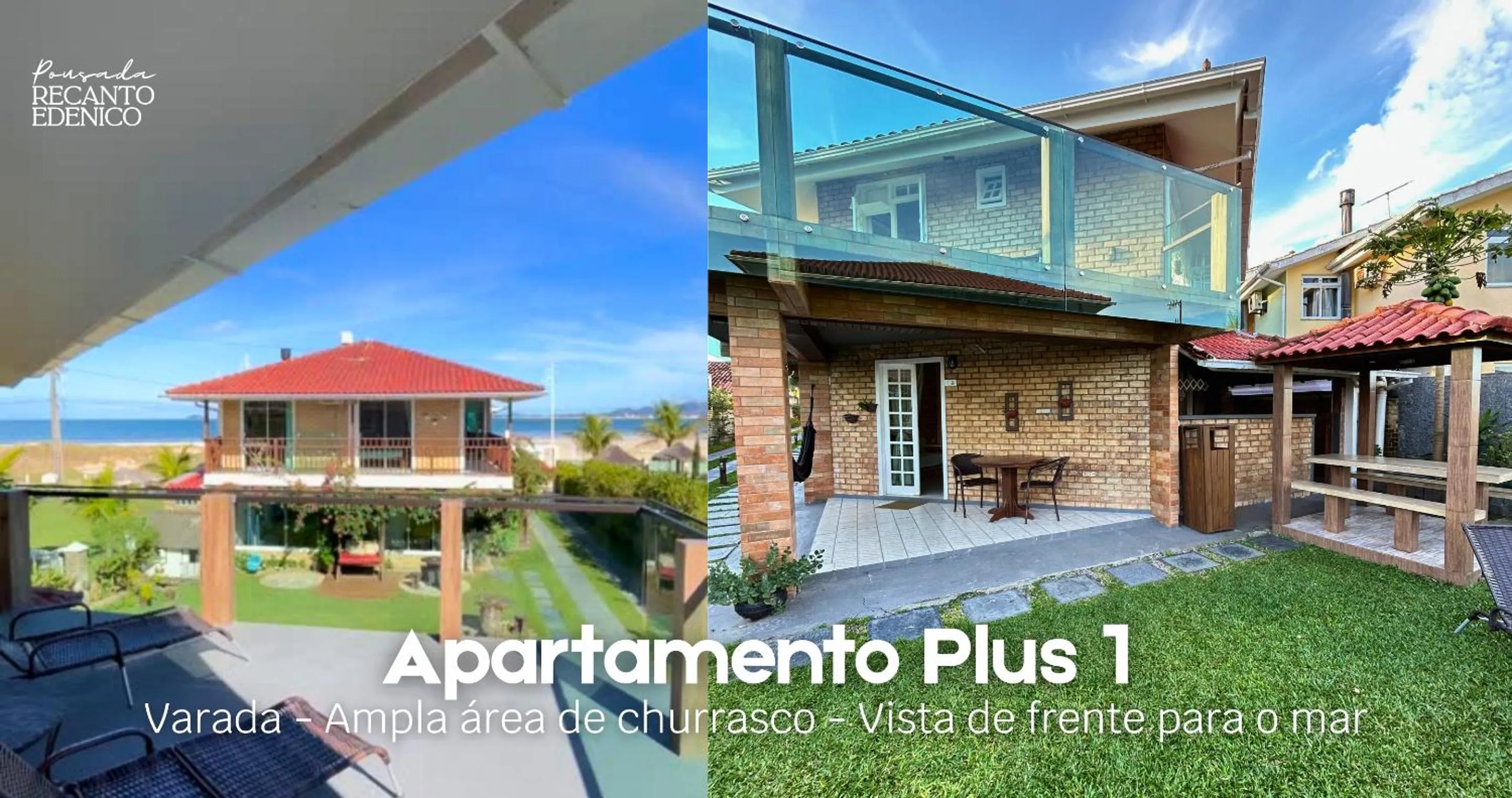 Facade/entrance in Pousada Recanto Edênico - à beira mar da Praia Ponta do Papagaio, Palhoça SC