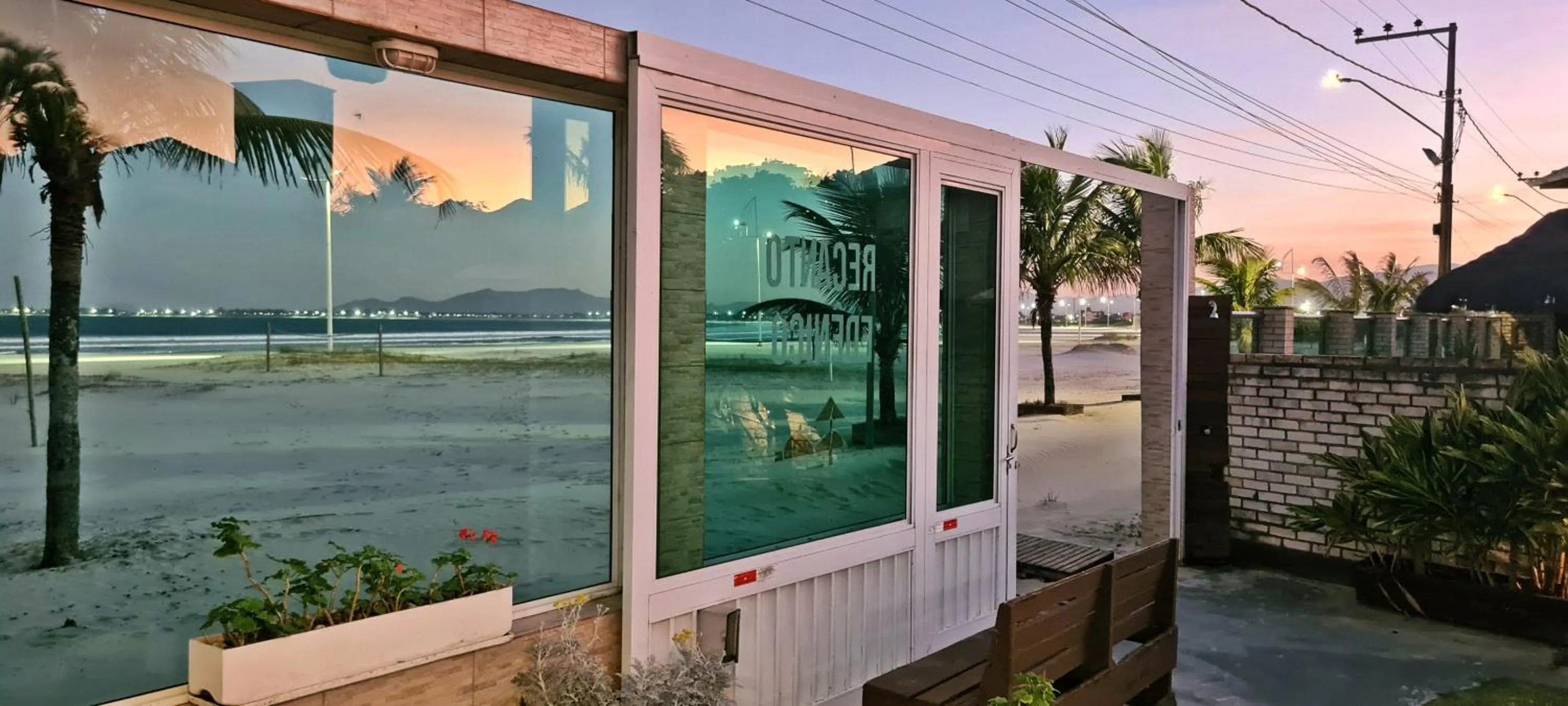 Natural landscape in Pousada Recanto Edênico - à beira mar da Praia Ponta do Papagaio, Palhoça SC