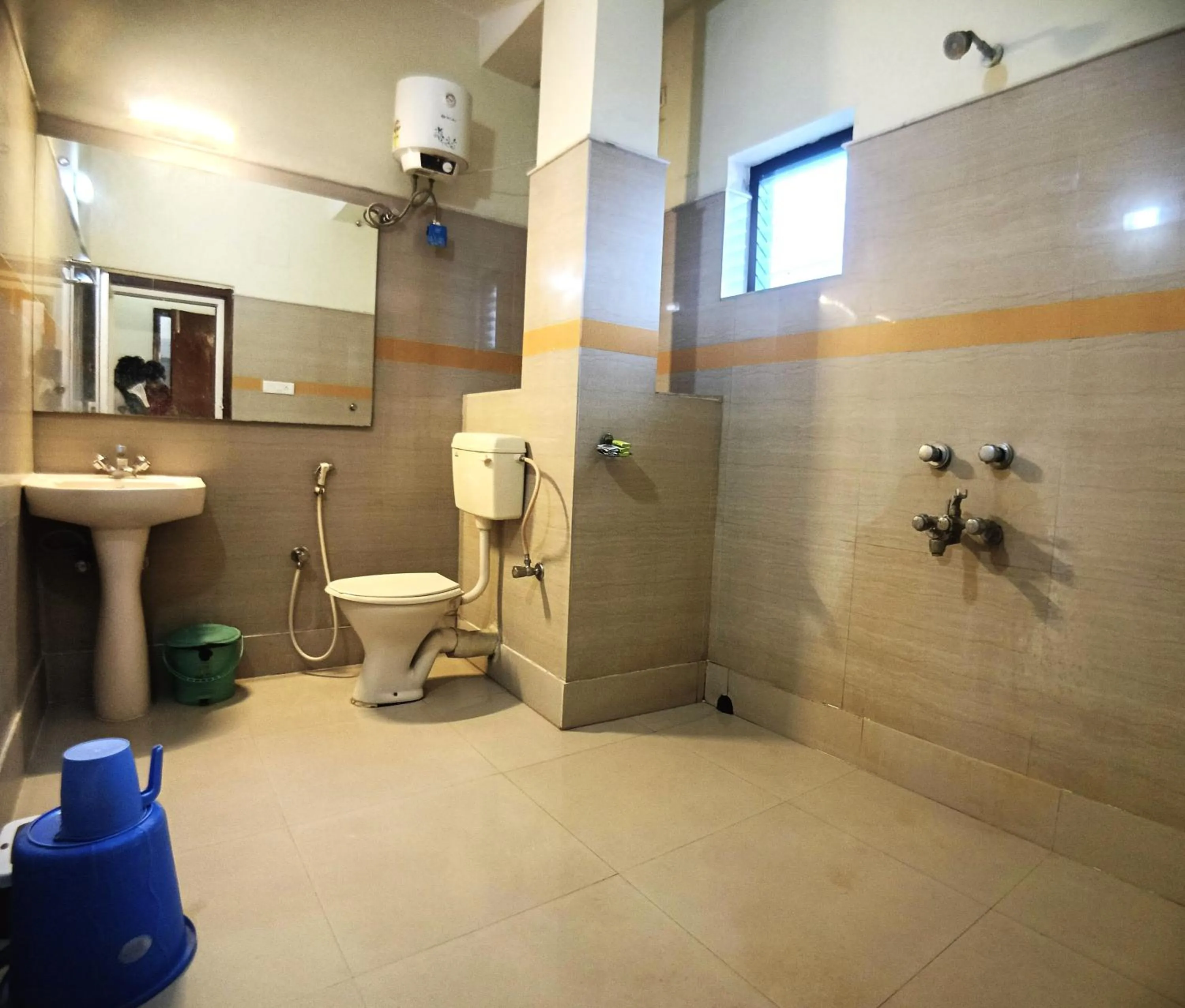 Shower in Shinjini Resort