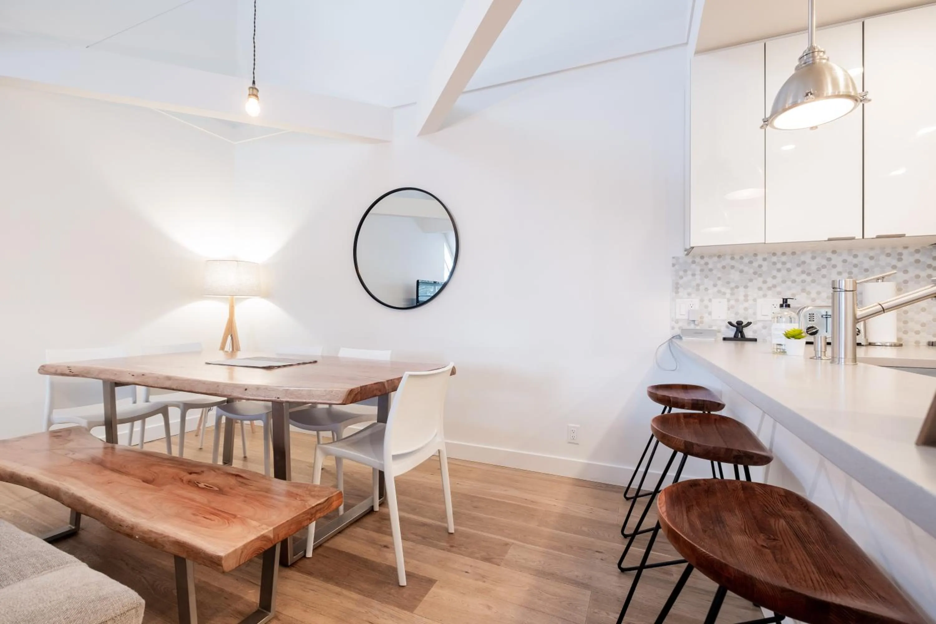 Dining area in Lake Placid Lodge by Outpost Whistler