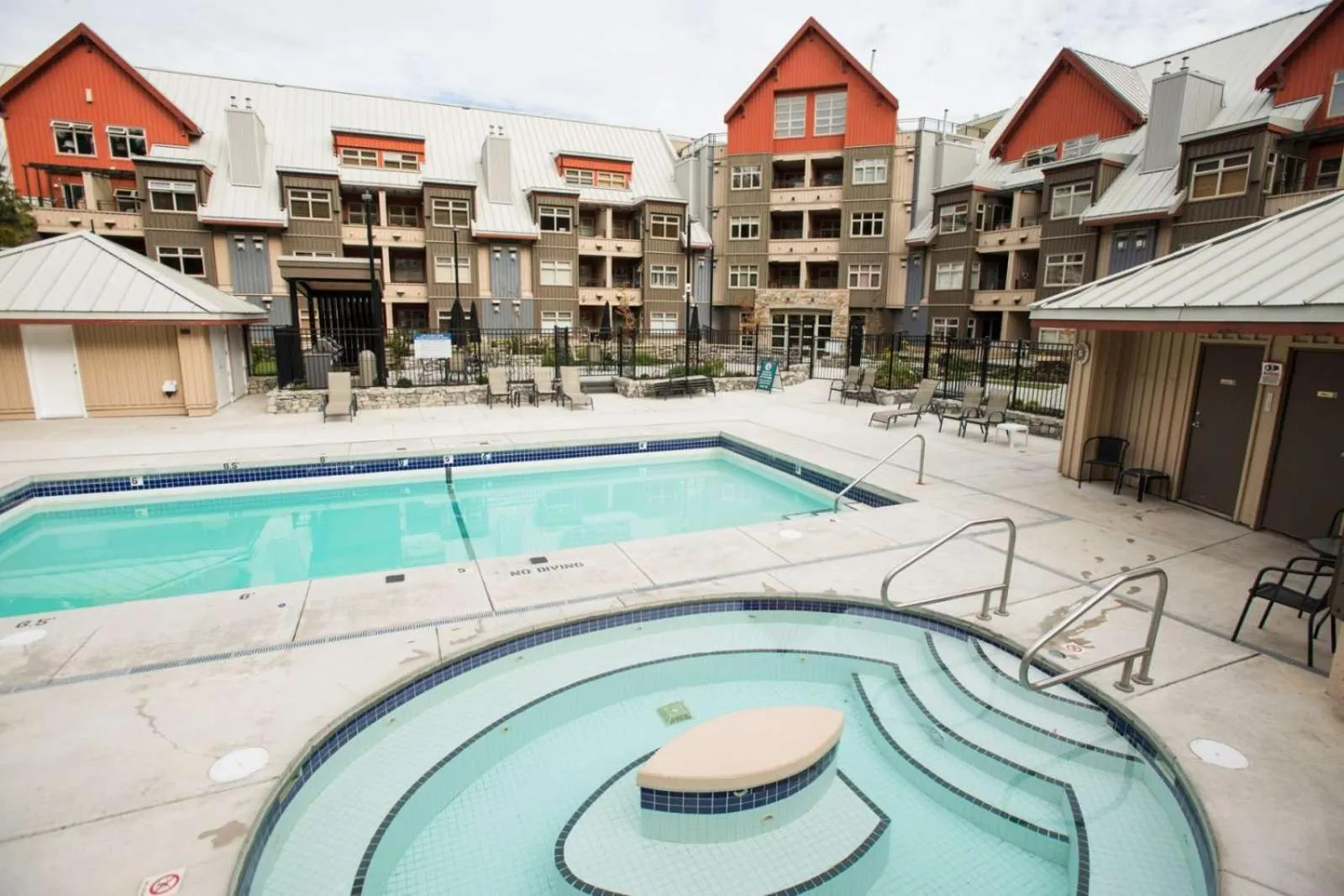 Hot Tub in Lake Placid Lodge by Outpost Whistler