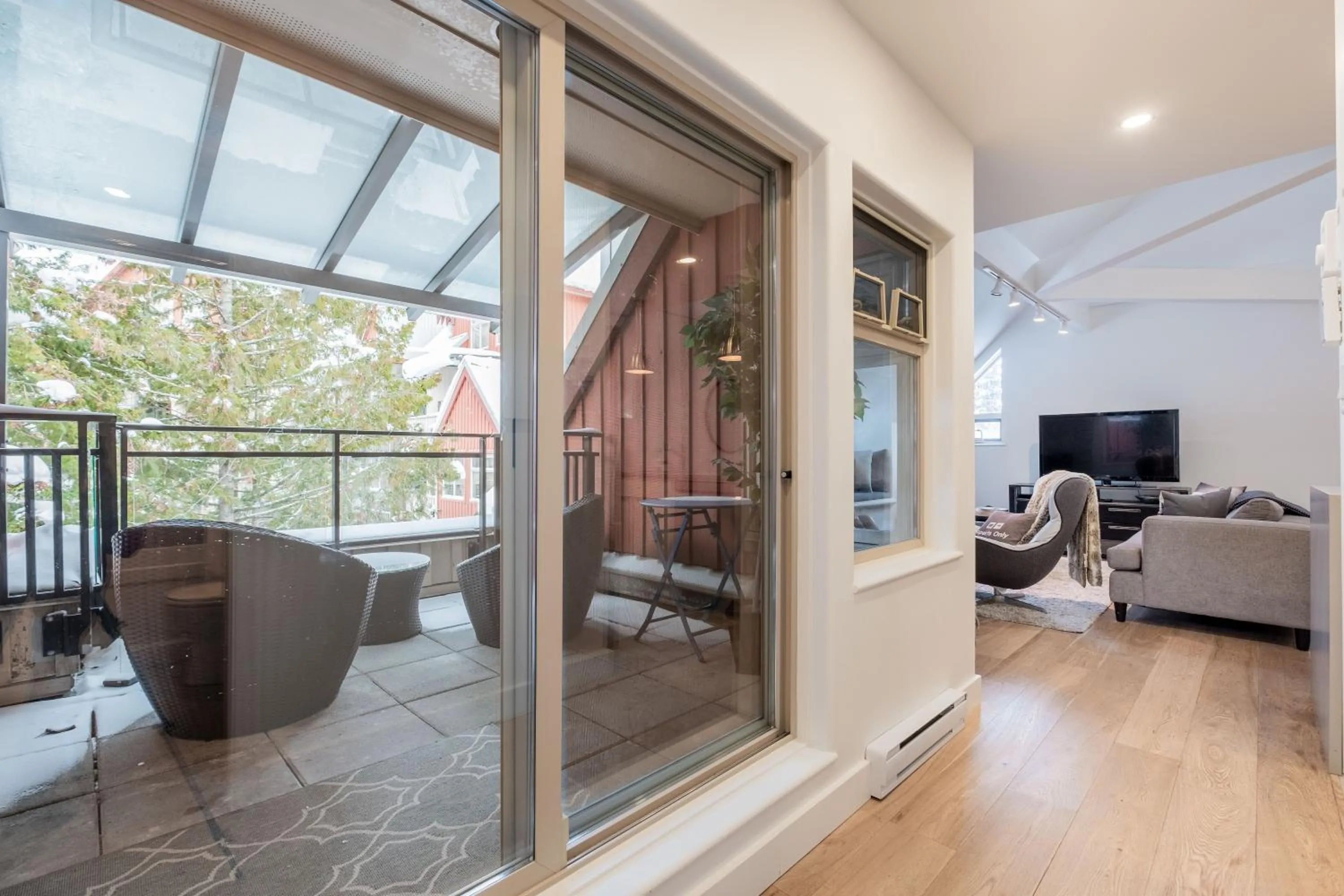 Balcony/Terrace in Lake Placid Lodge by Outpost Whistler