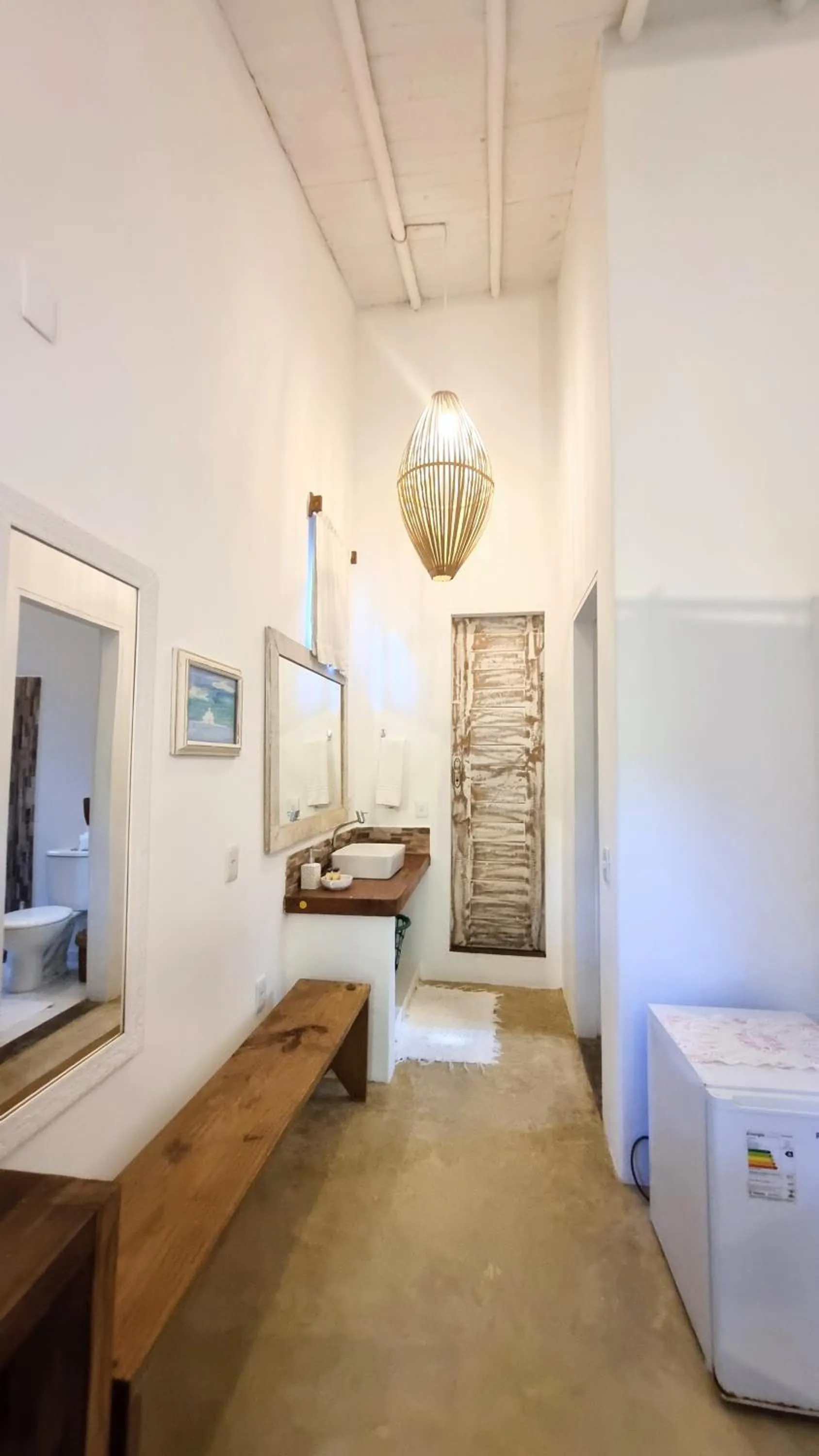 Bathroom, Bed in Vila Pitanga Trancoso