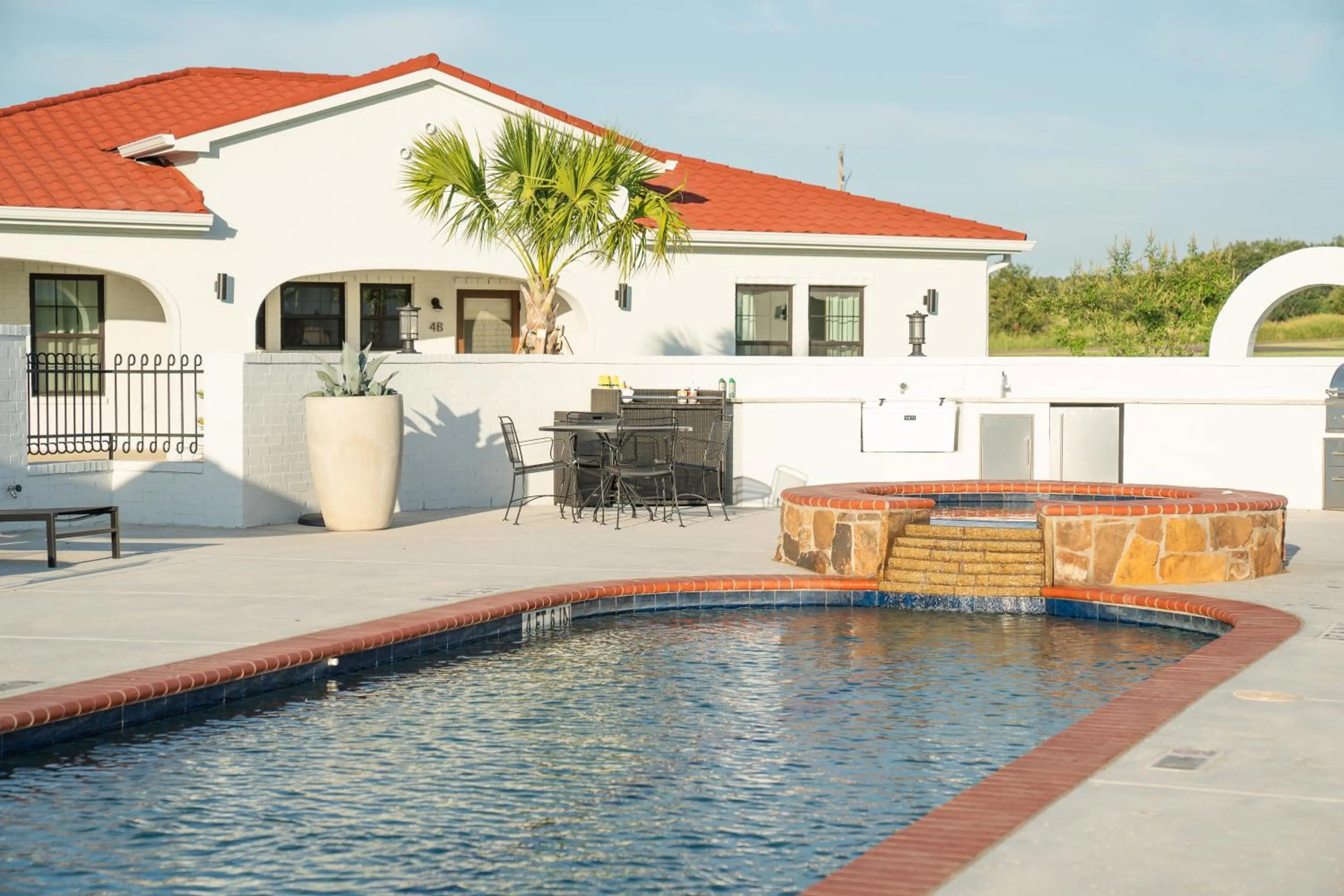 Hot Tub in La Palmilla Texas