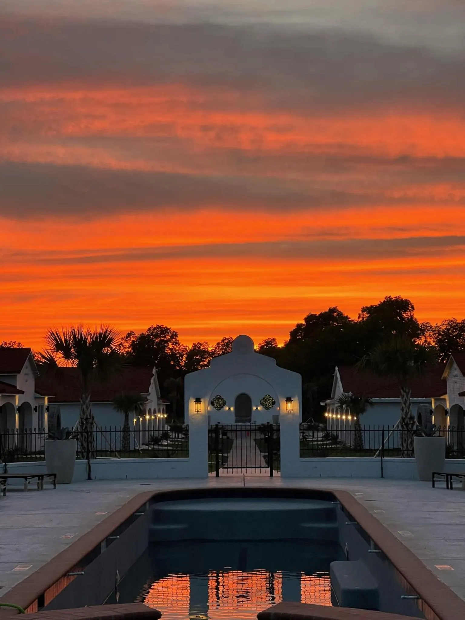 Swimming pool in La Palmilla Texas