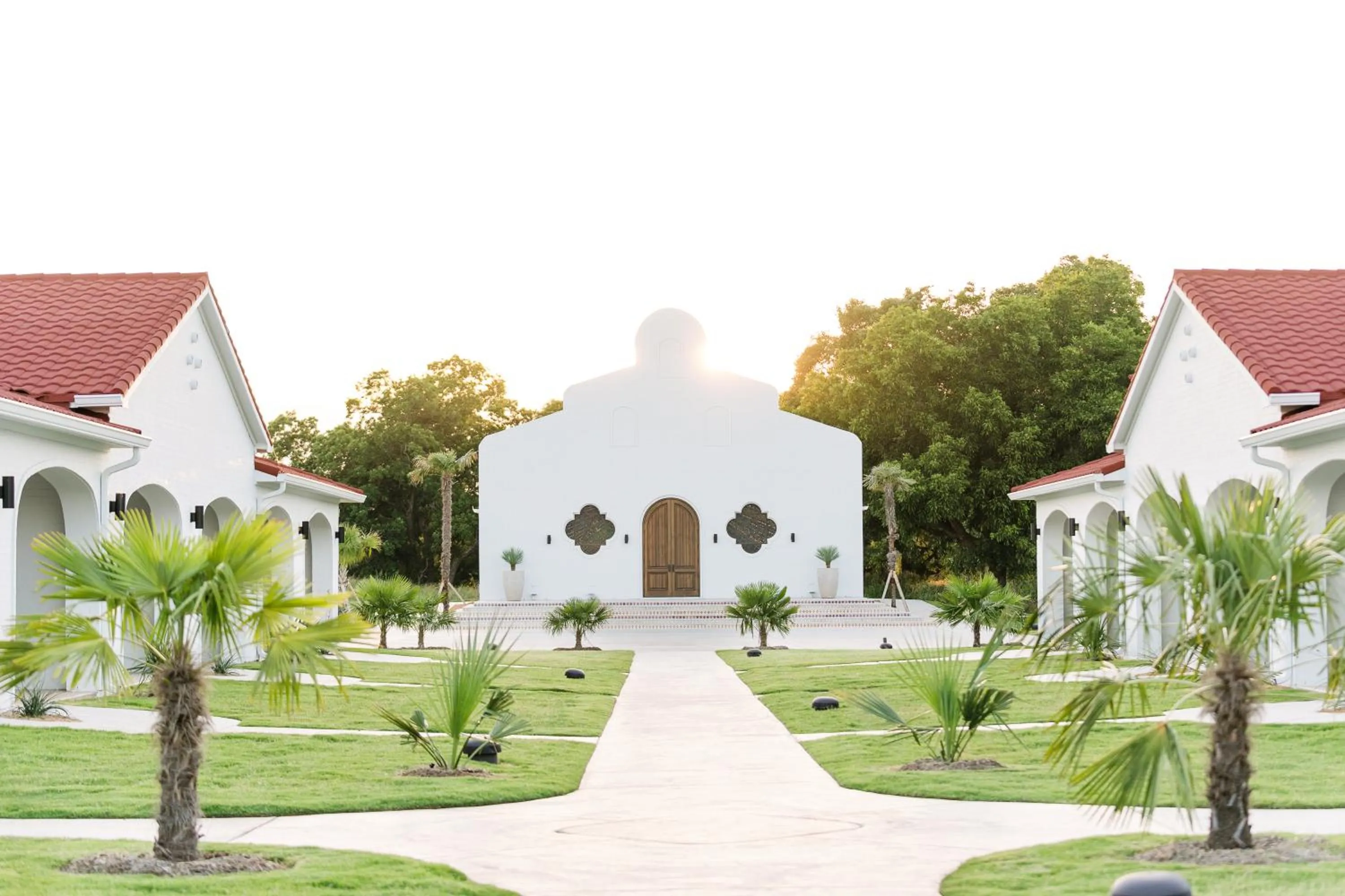 Inner courtyard view in La Palmilla Texas