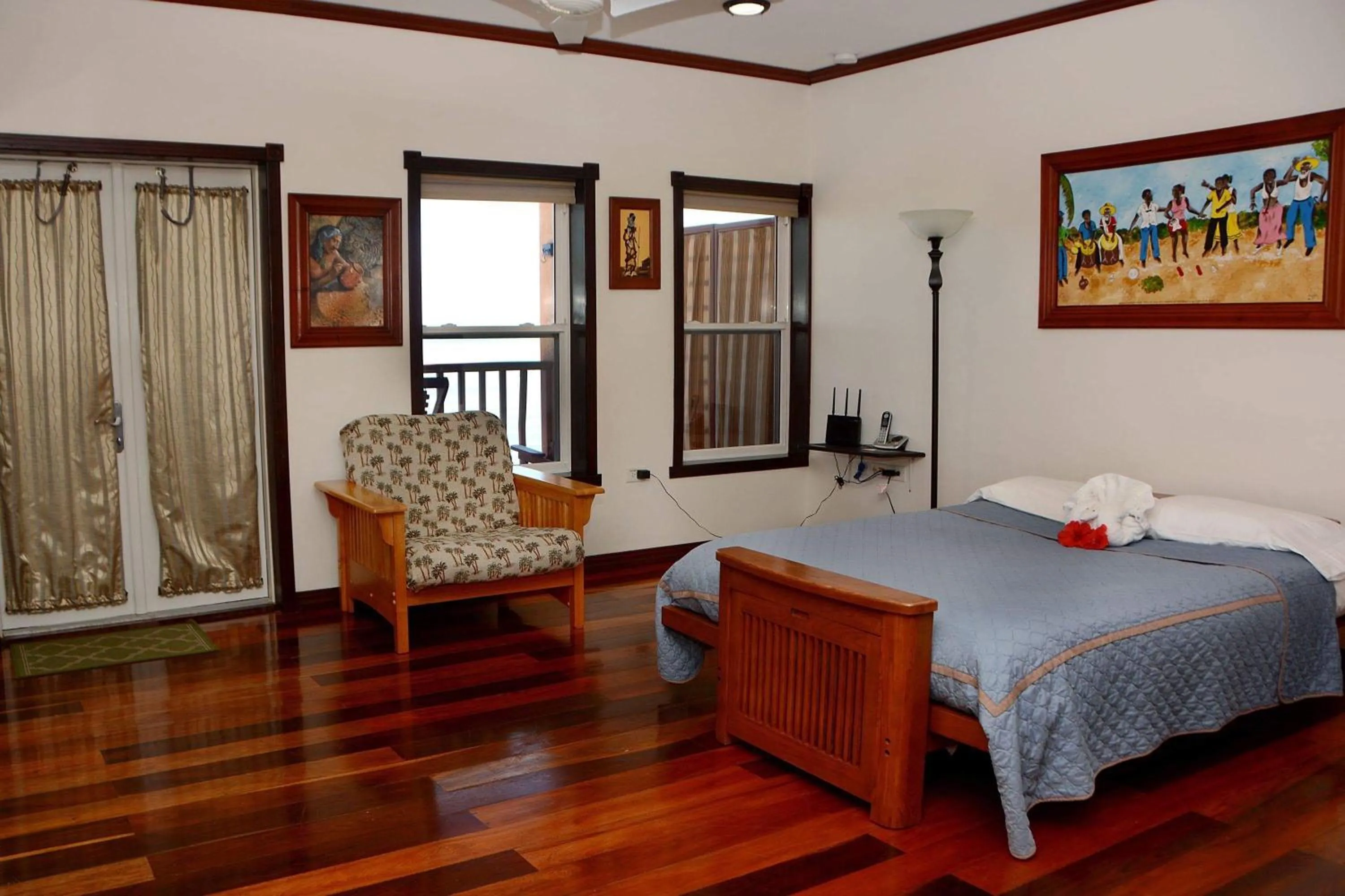 Bed in Belizean Nirvana