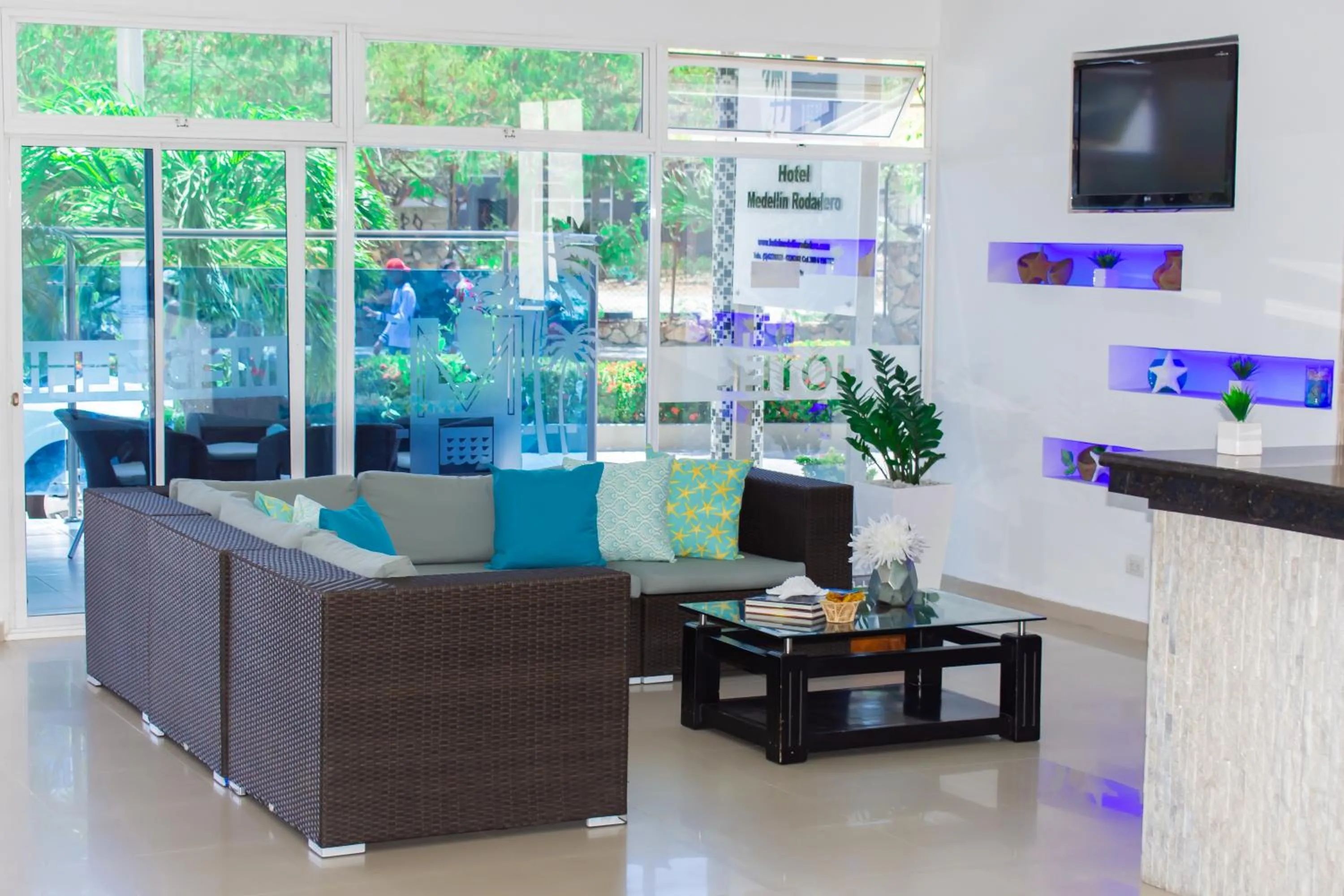 Lobby or reception in Hotel Medellín Rodadero