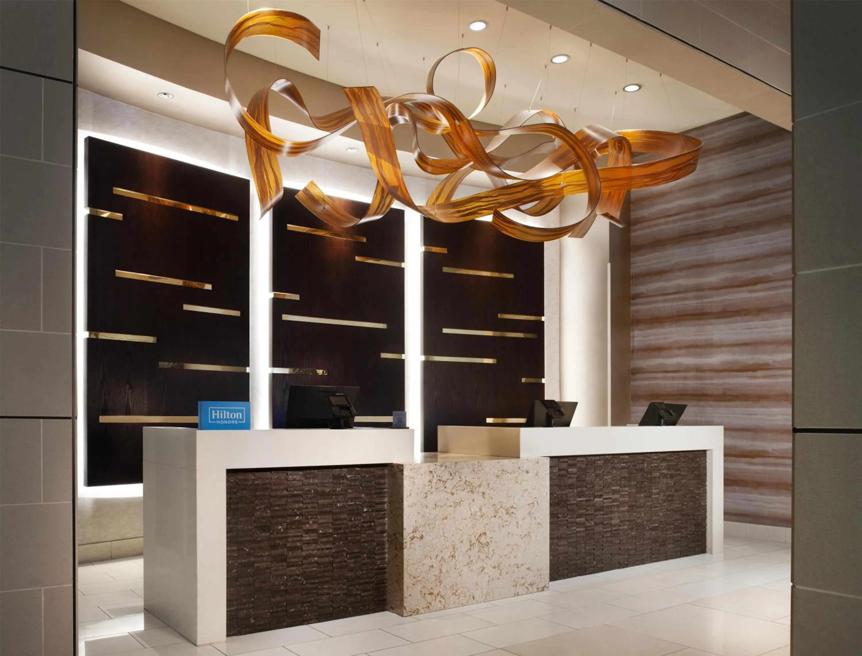 Lobby or reception in Hilton Dallas/Plano Granite Park