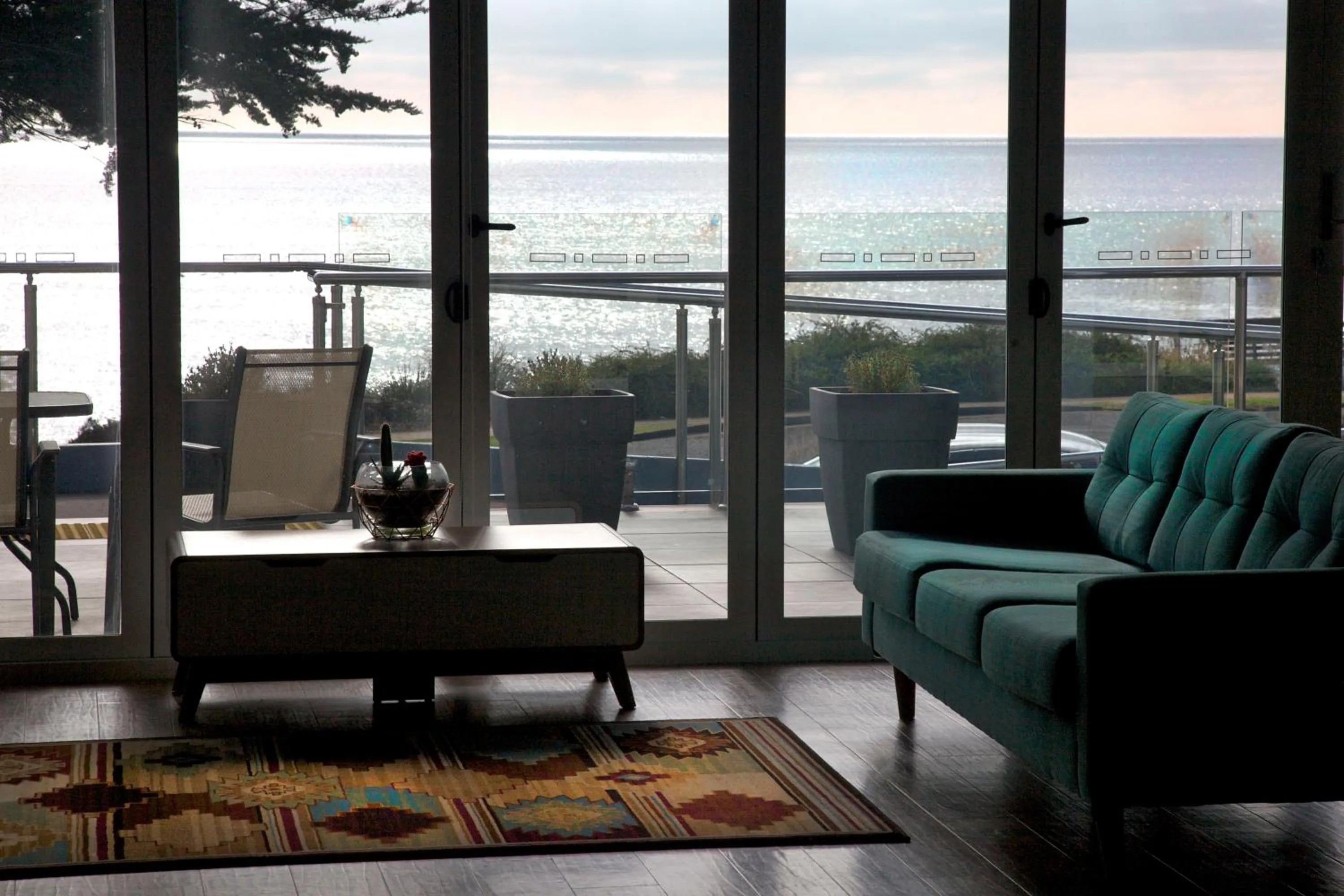 Patio in Penguin Beachfront Apartments