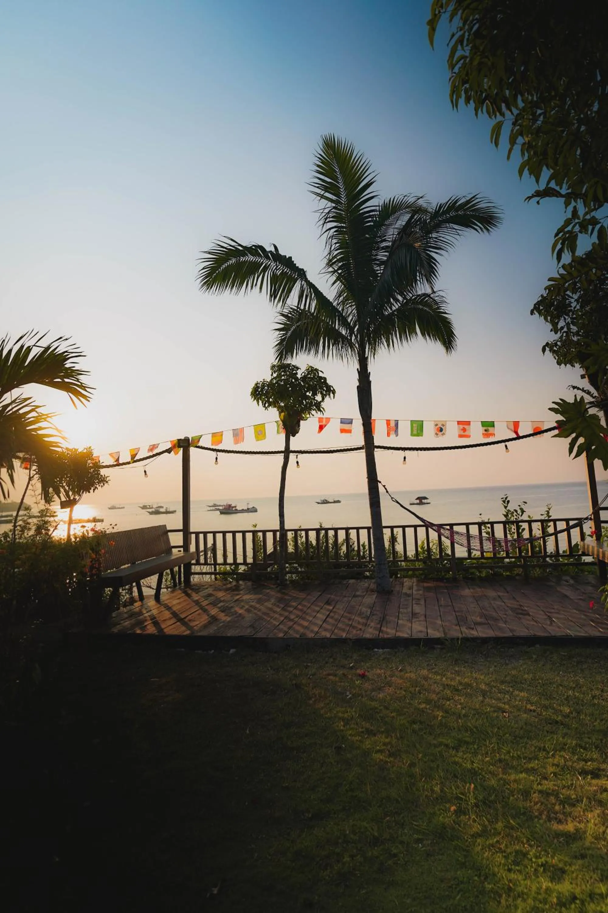 Garden view in Villa de Gloria