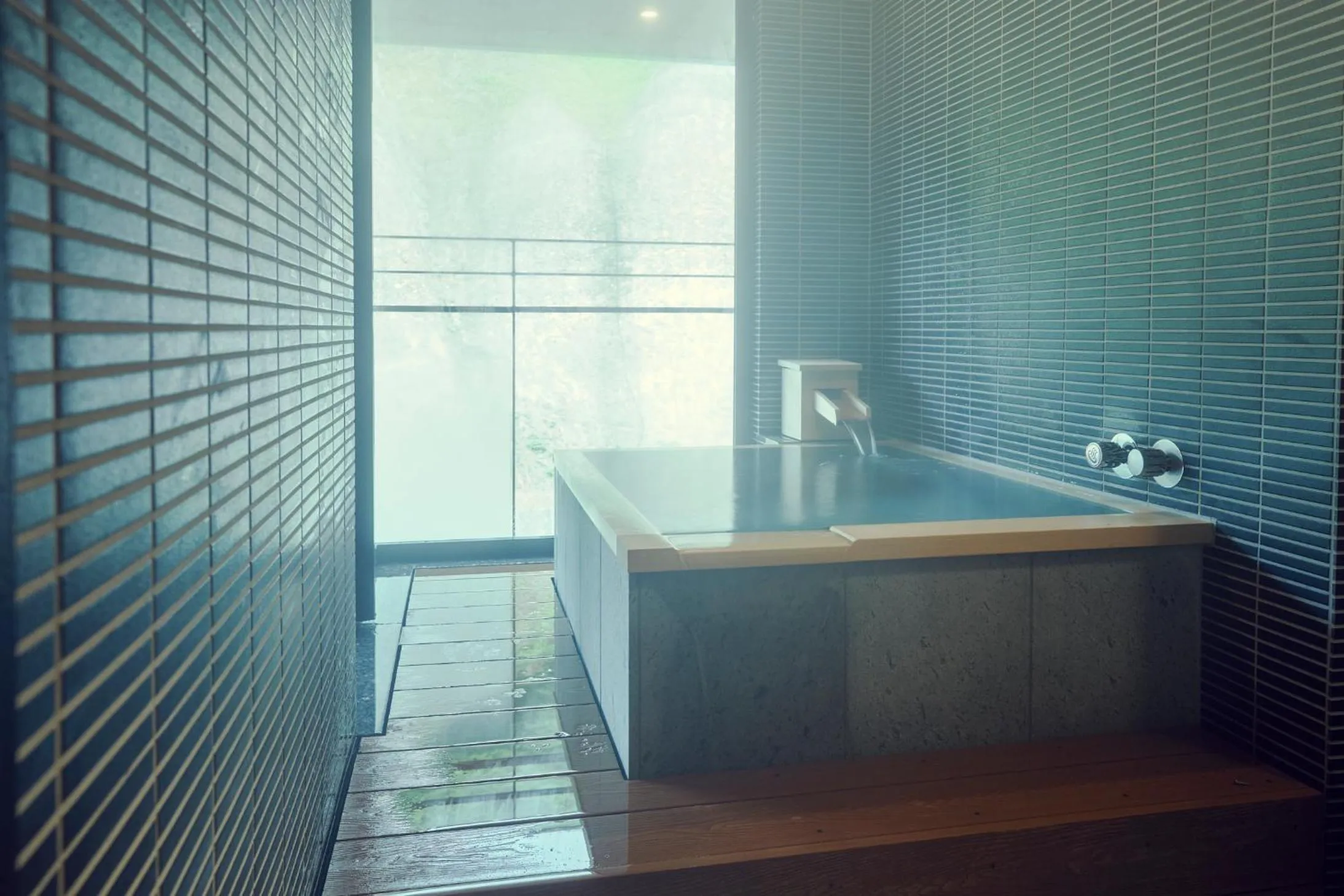 Bathroom in Sansuiso Tsuchiyu Spa