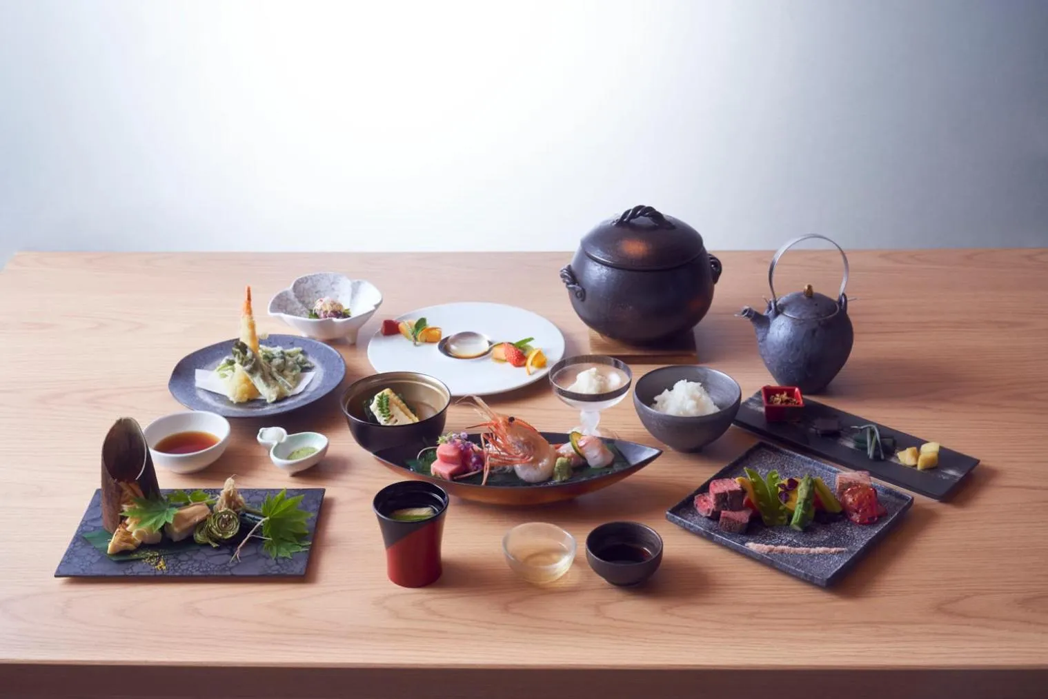 Dinner in Sansuiso Tsuchiyu Spa