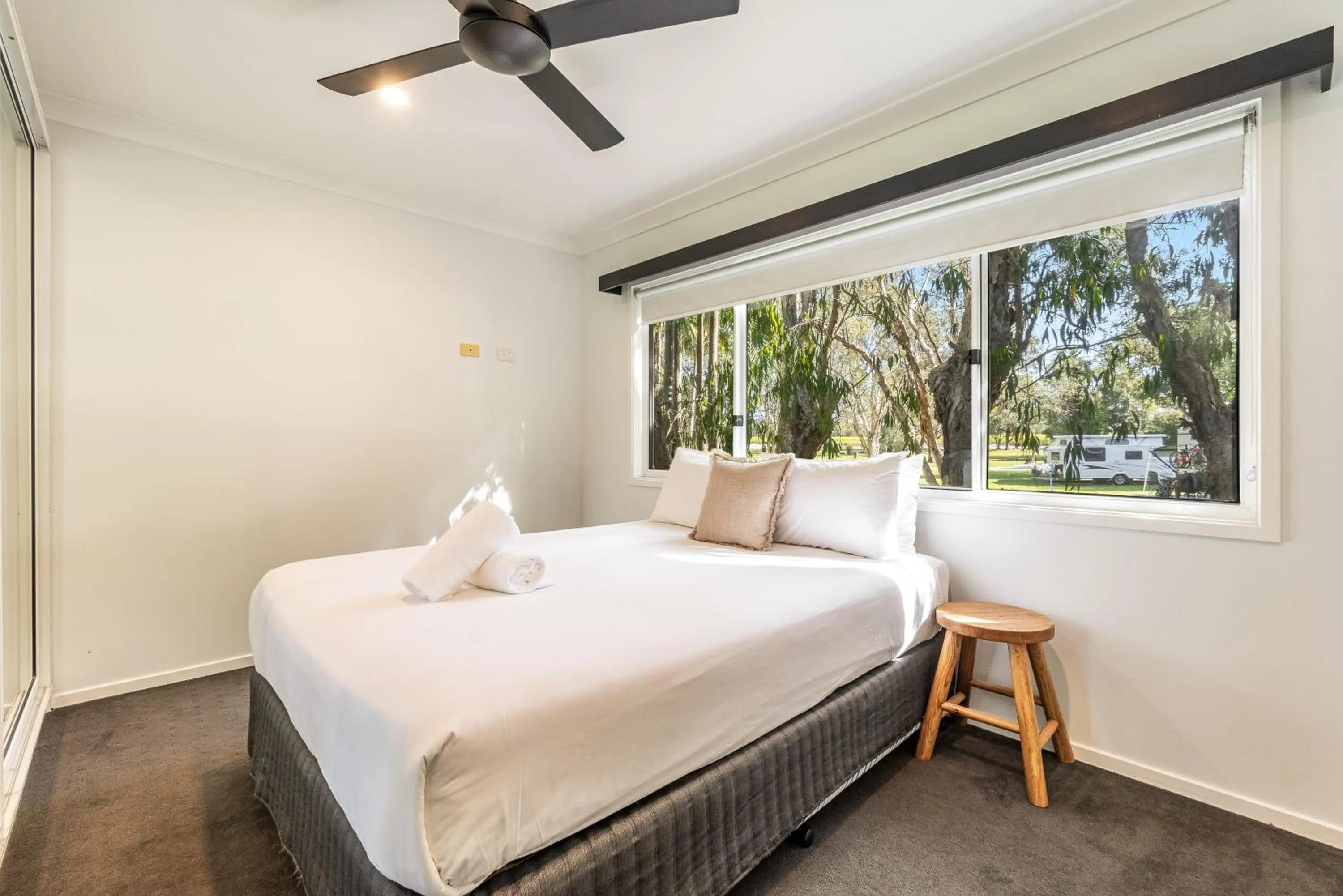 Bed in BIG4 Saltwater Yamba Holiday Park