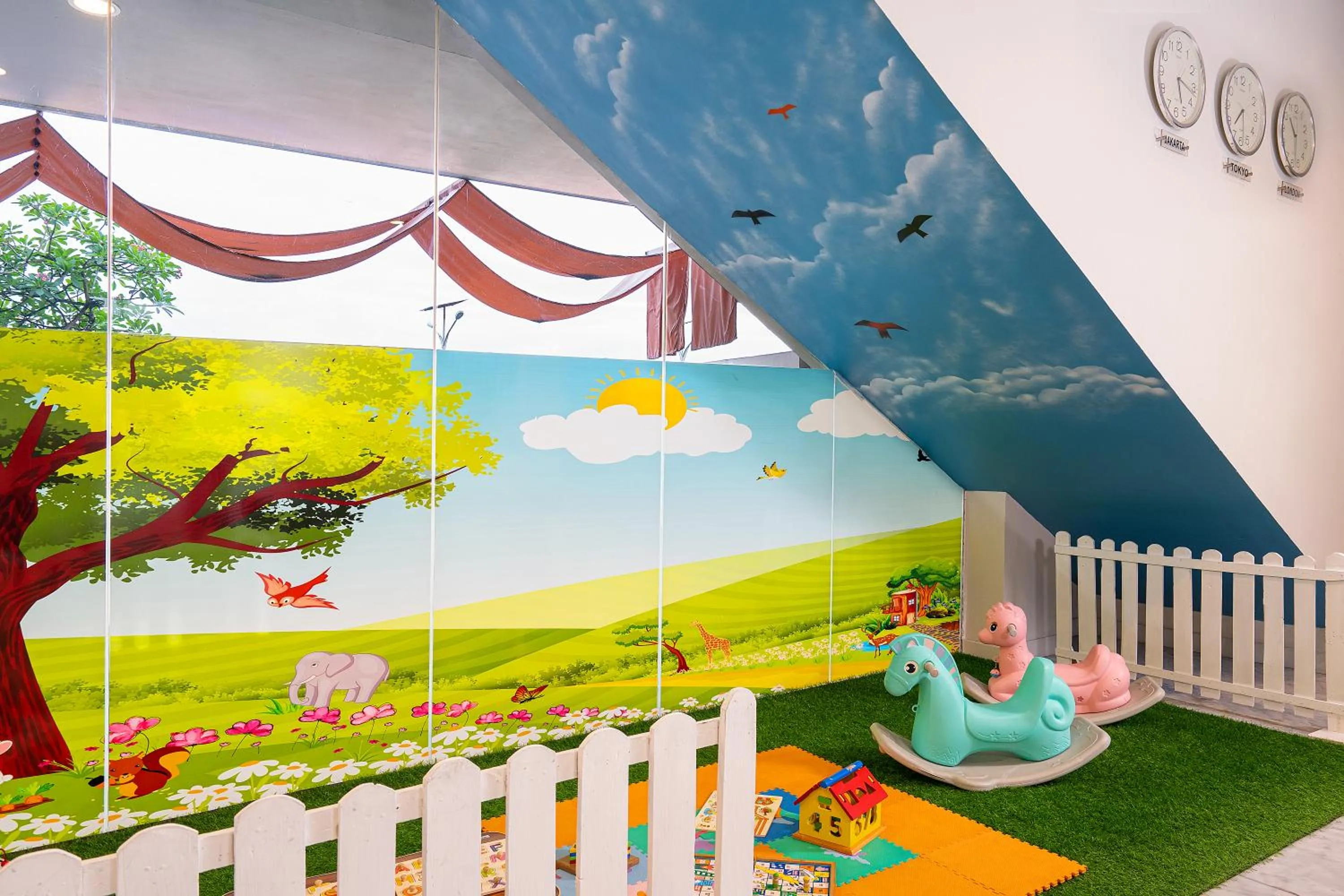 Children play ground in BATIQA Hotel & Apartments Karawang