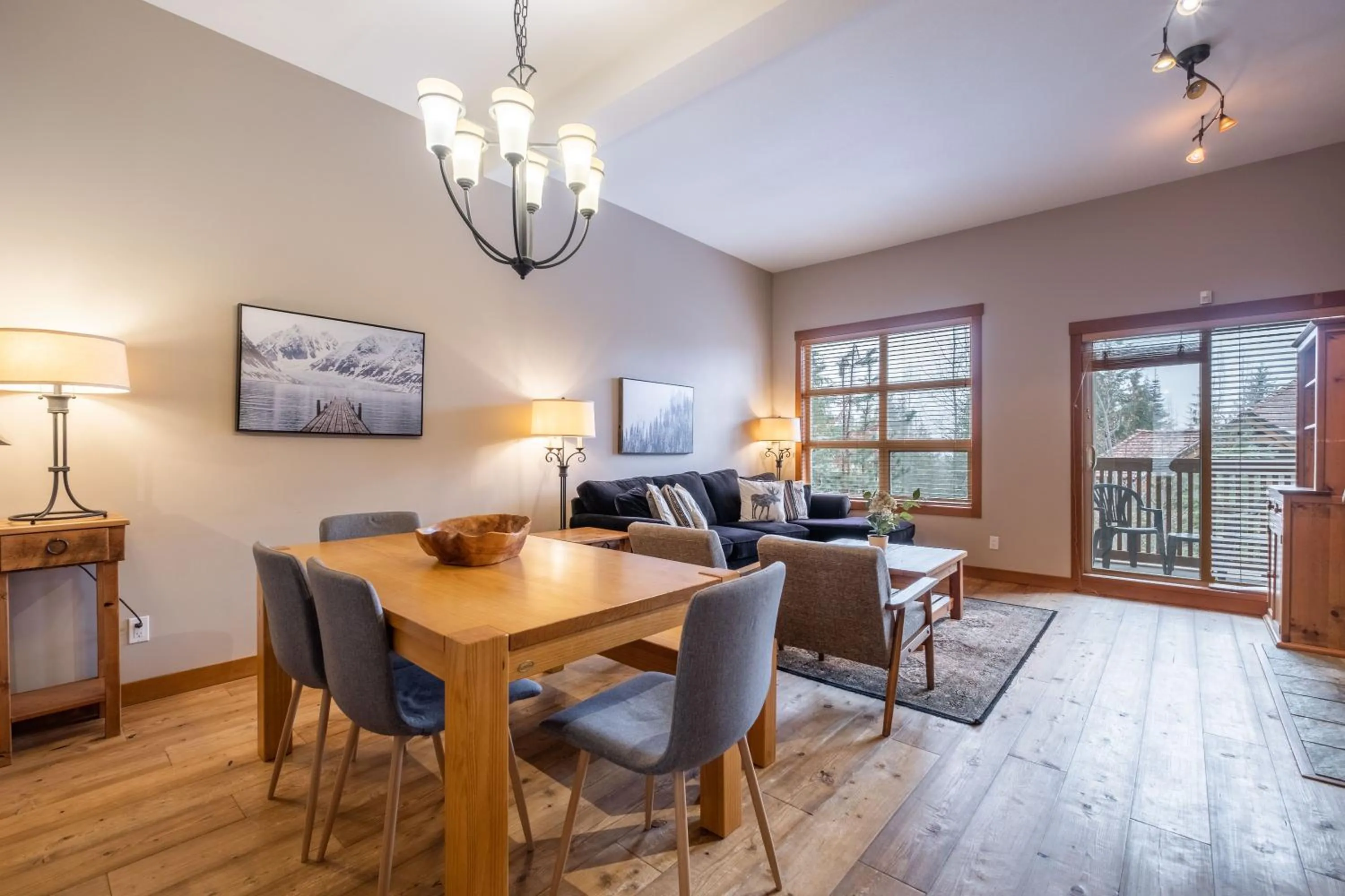 Dining area in Mountain Star by Outpost Whistler