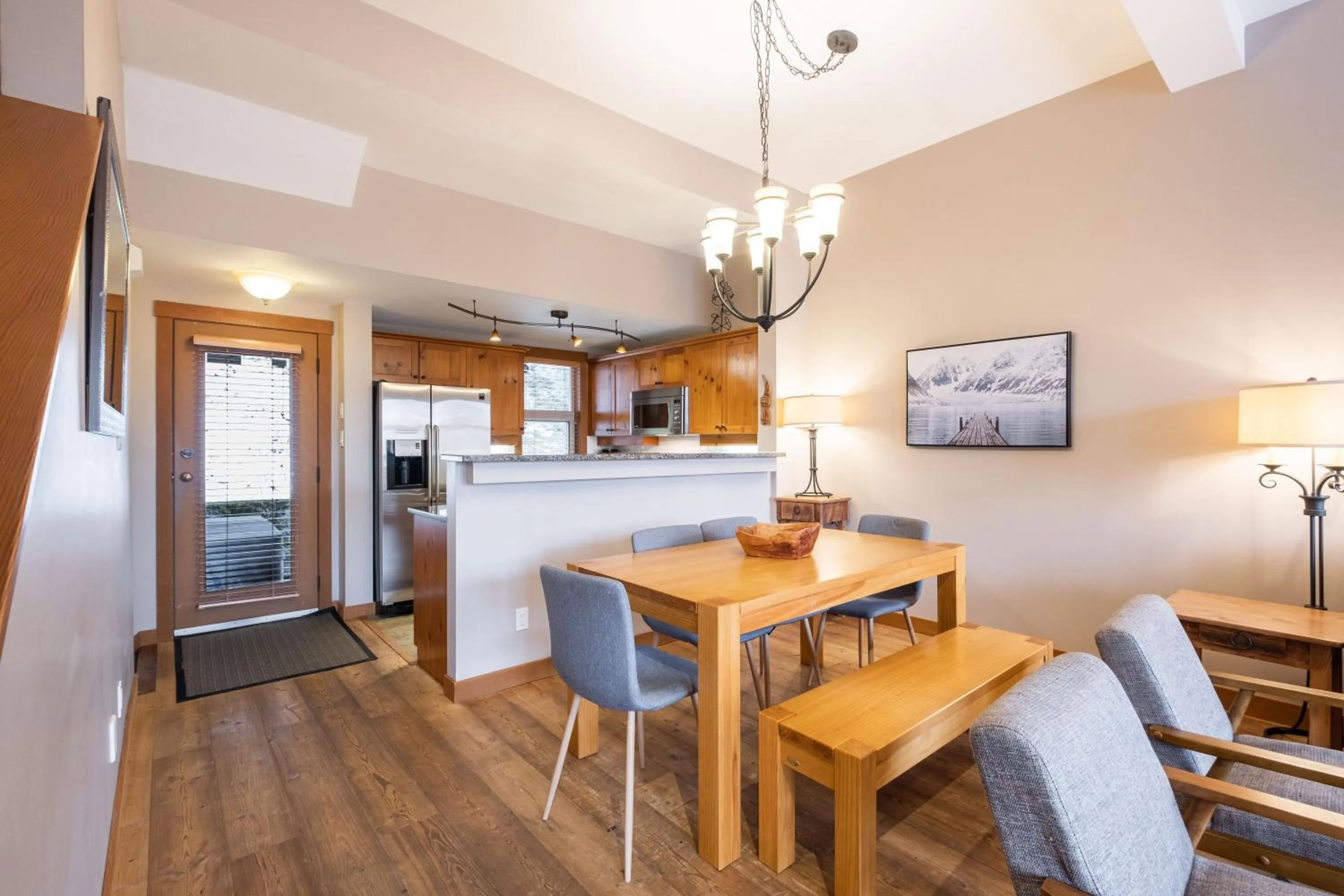 Dining area in Mountain Star by Outpost Whistler