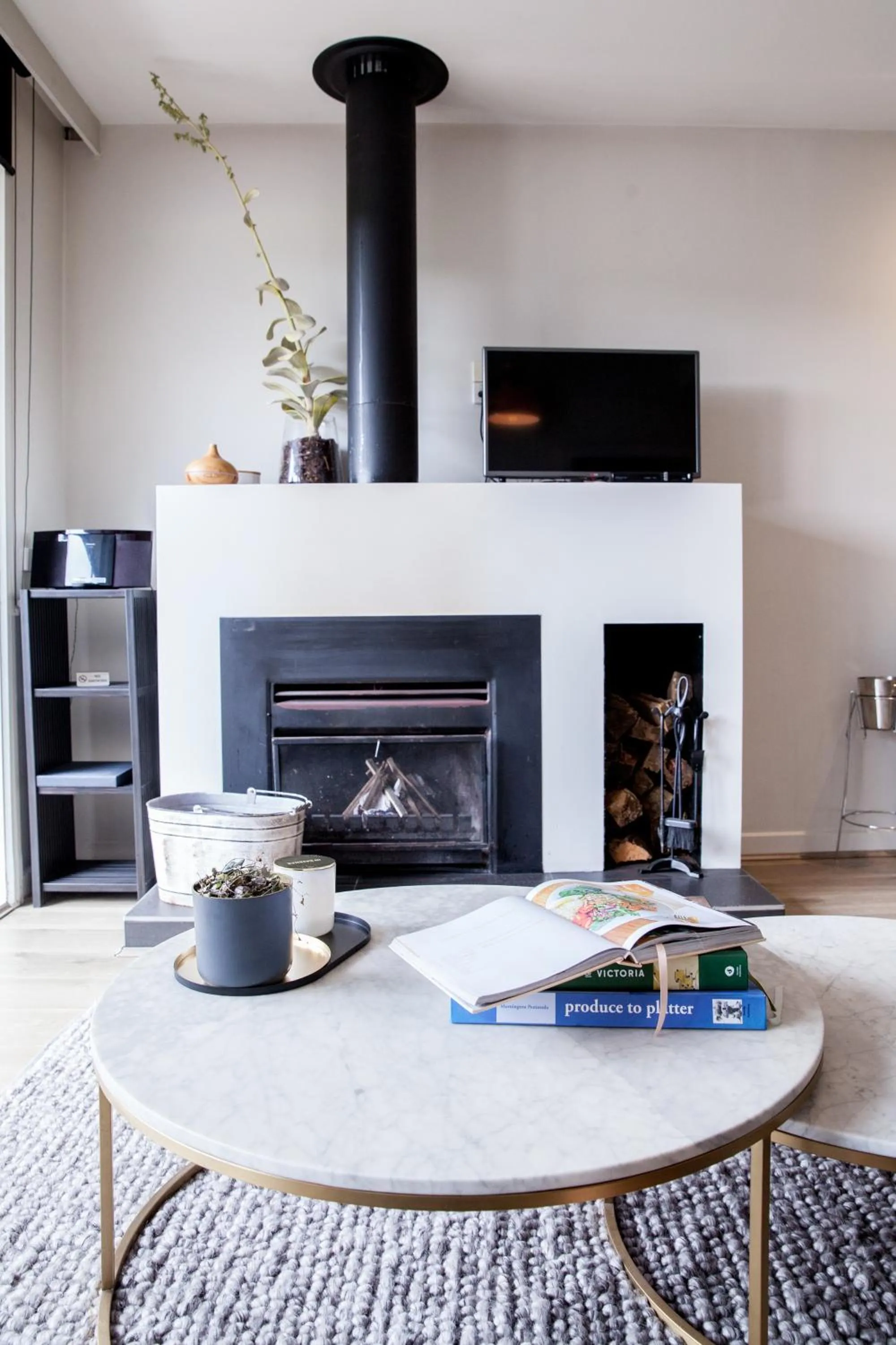 Living room in Polperro Villas