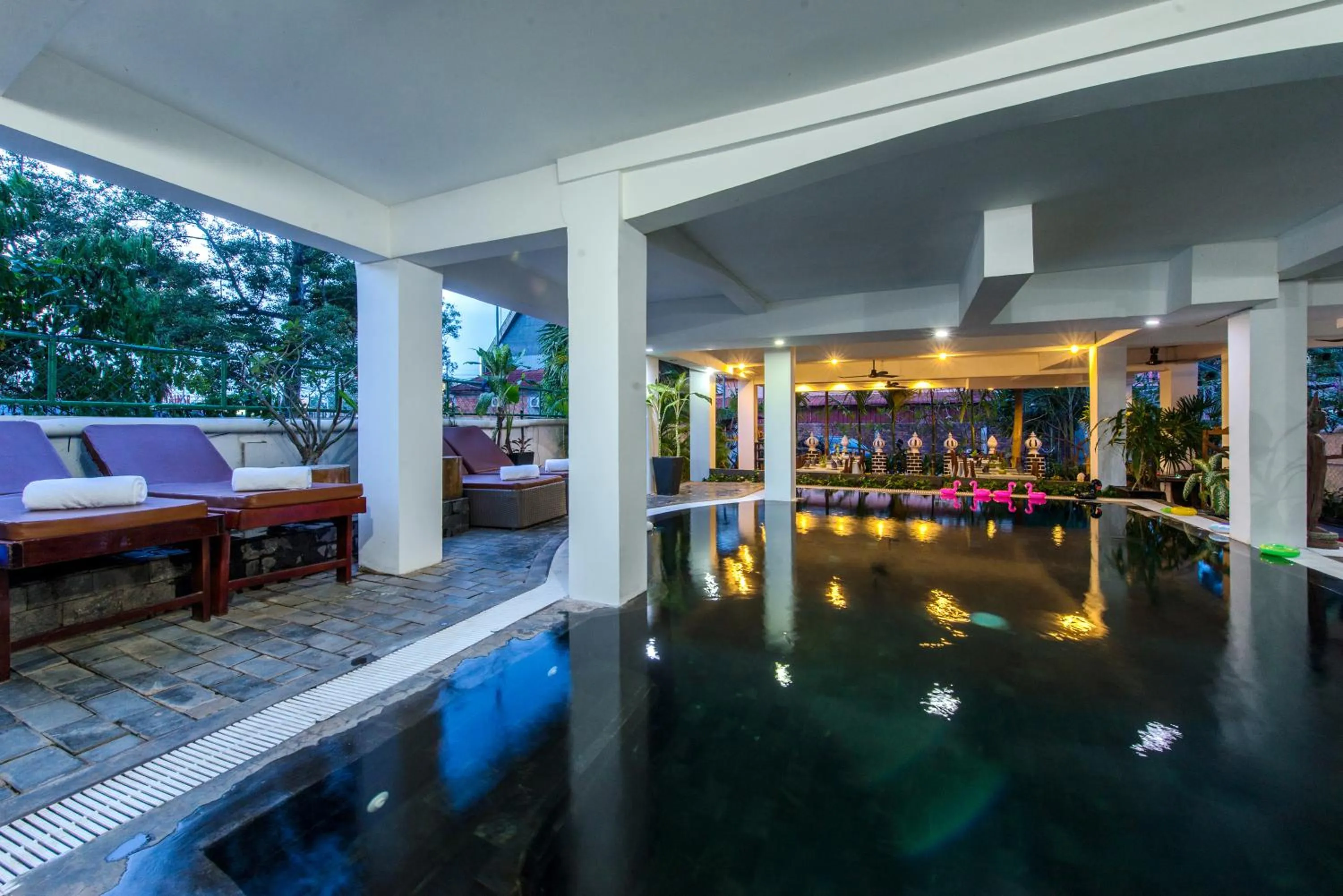 Pool view in P5 Angkor Residence
