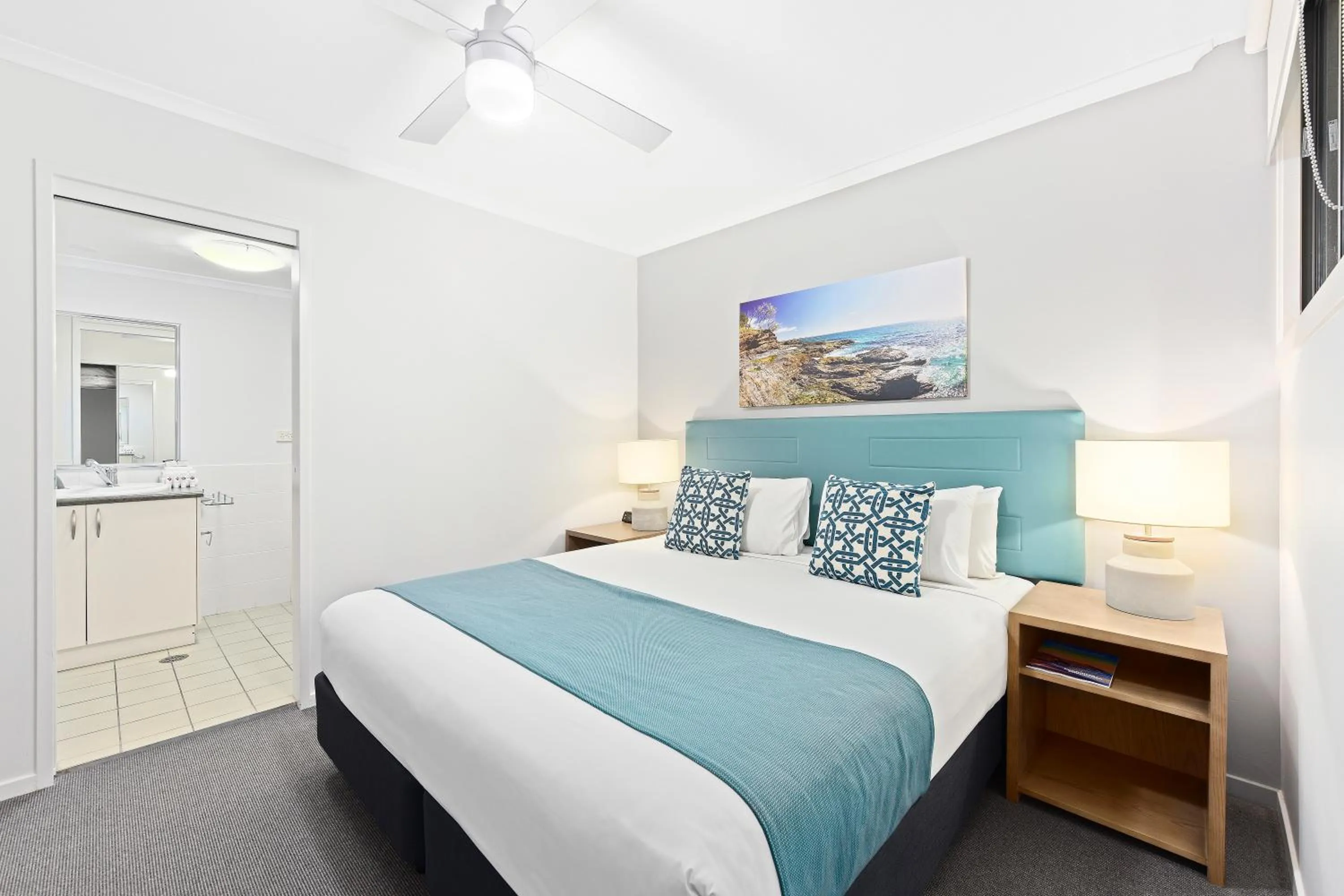 Bedroom, Bed in Club Wyndham Flynns Beach, Trademark Collection by Wyndham