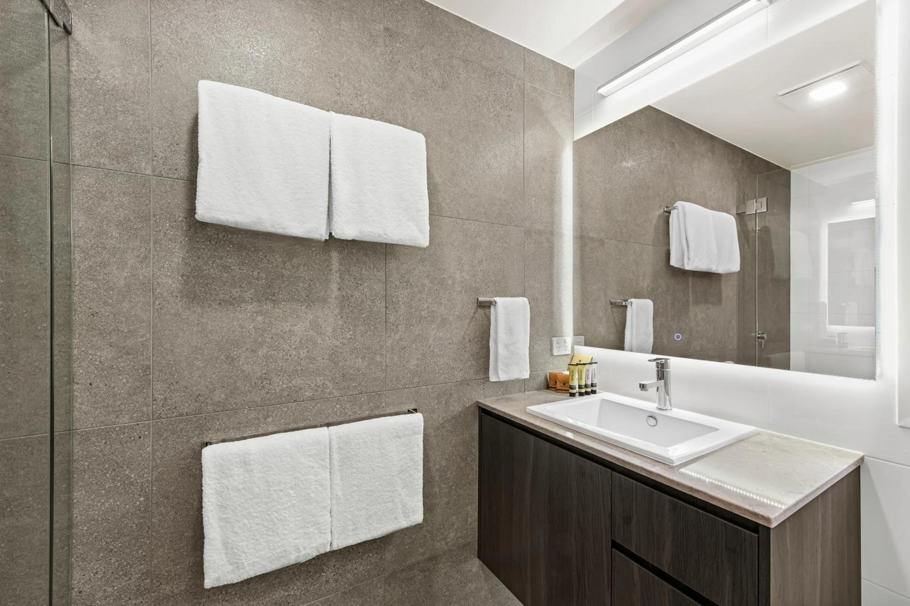 Bathroom in Club Wyndham Flynns Beach, Trademark Collection by Wyndham