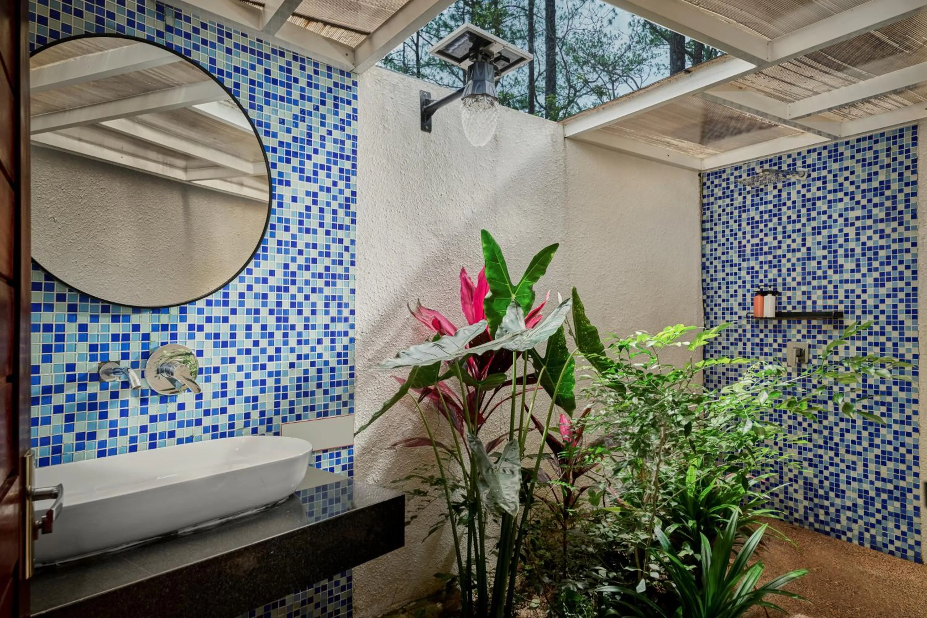 Bathroom in Romdoul Kirirom Resort by EHM