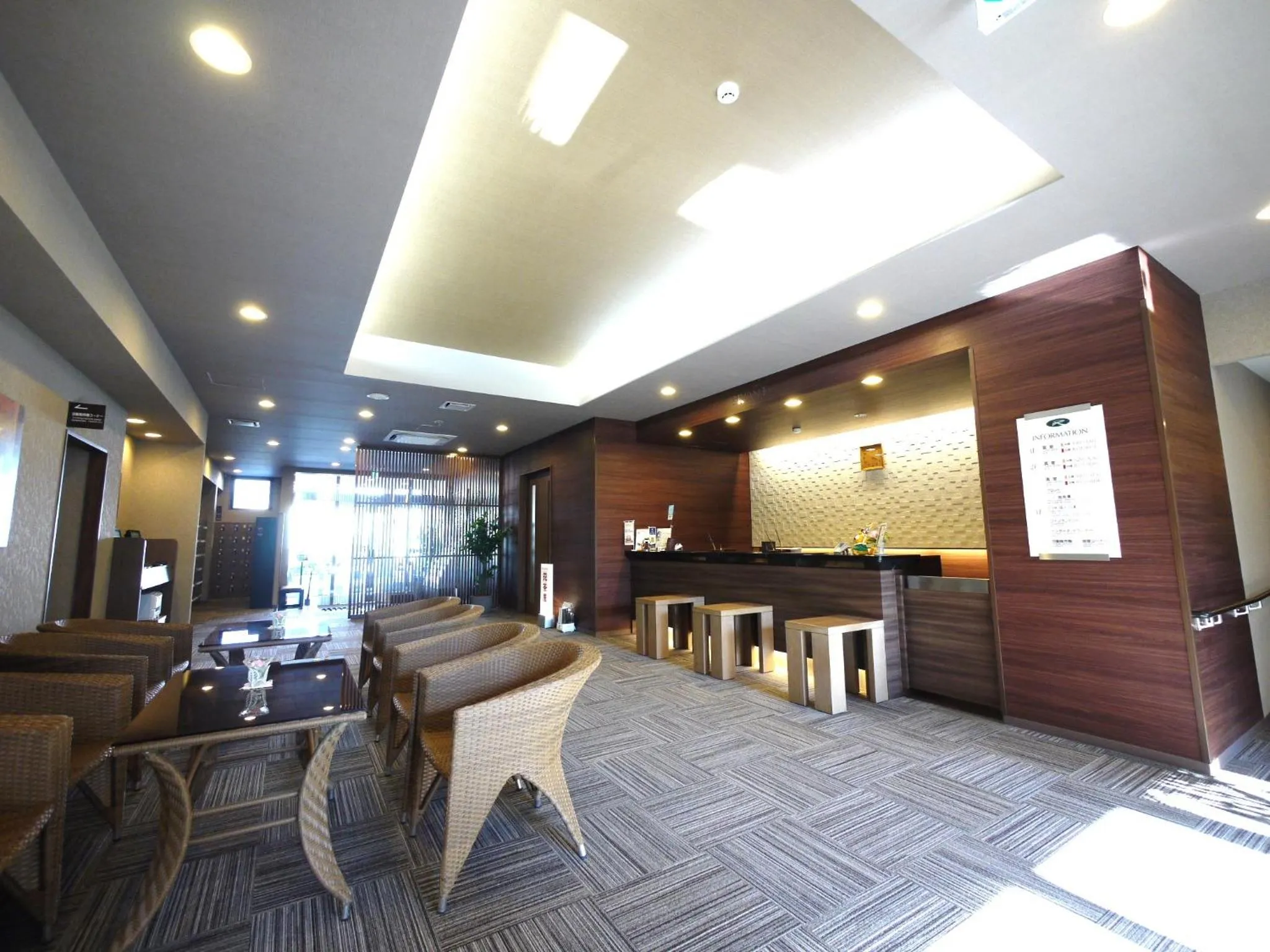 Lobby or reception in Hotel Route-Inn Tome