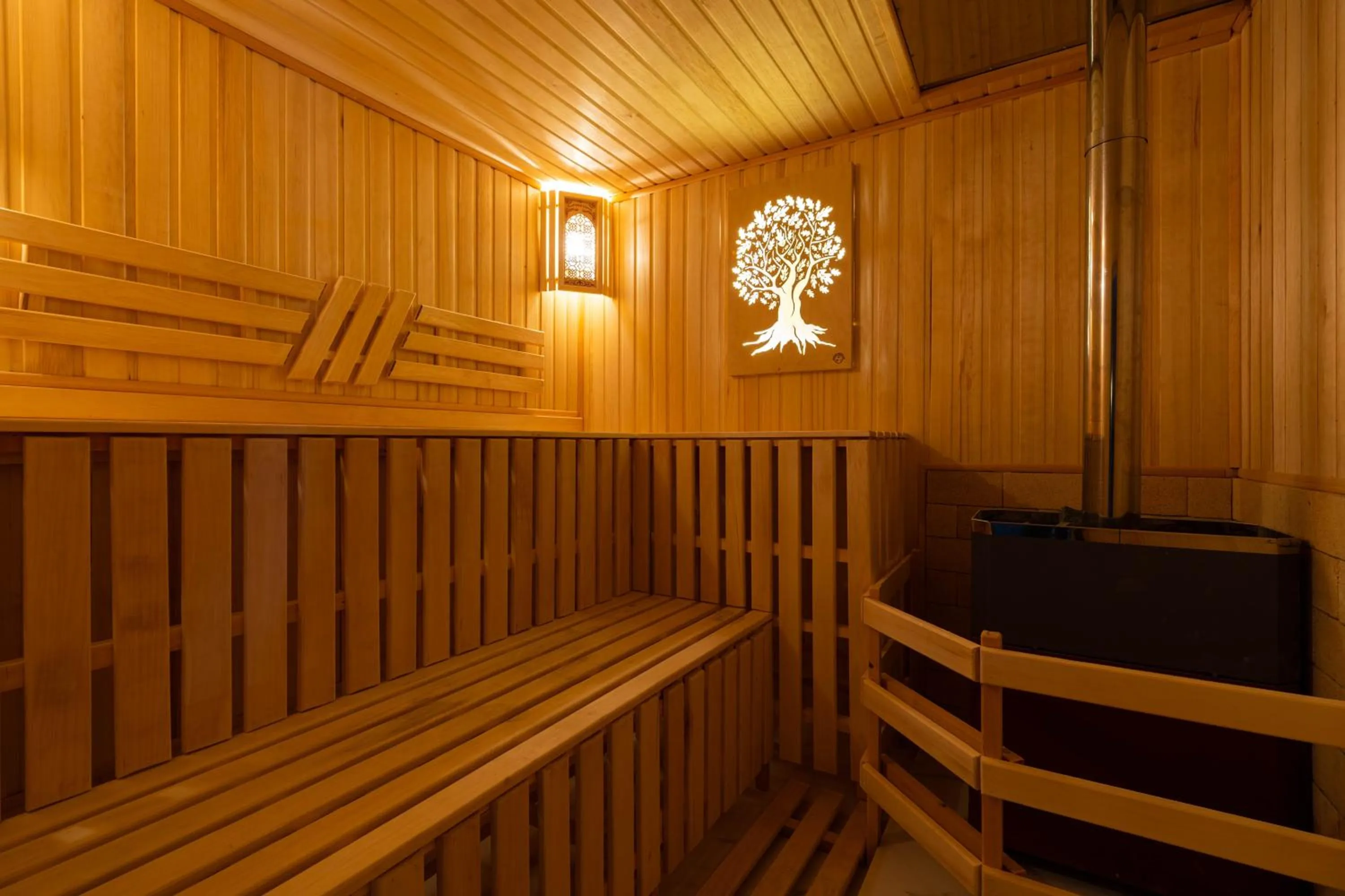 Sauna in Aqua Hotel