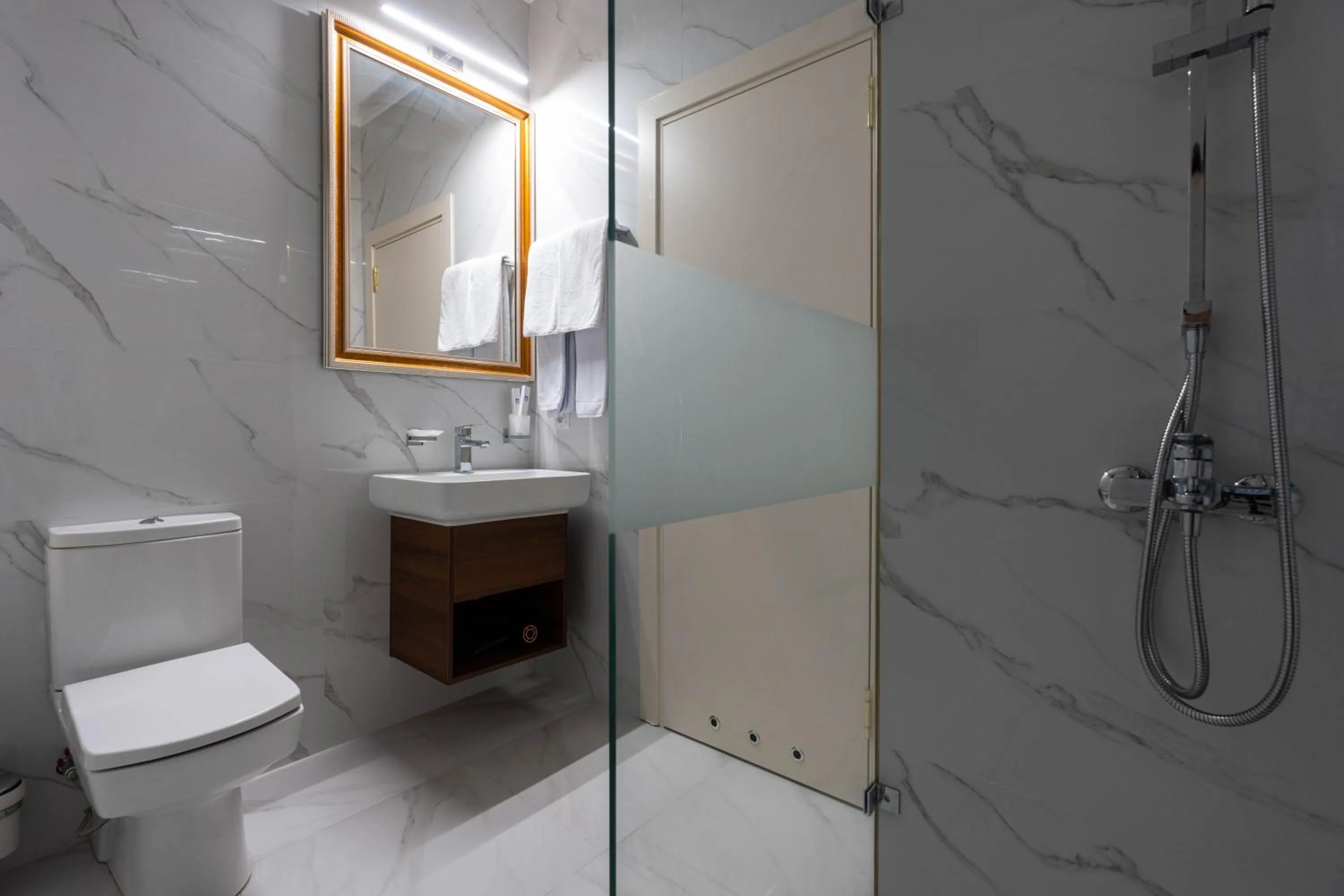 Shower in Aqua Hotel