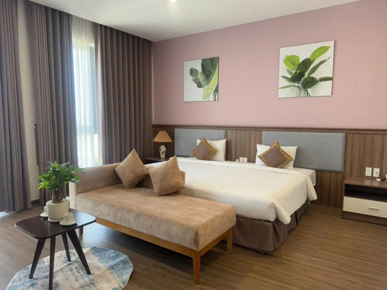 Bed in ATP Galaxy Hotel & Apartment Danang