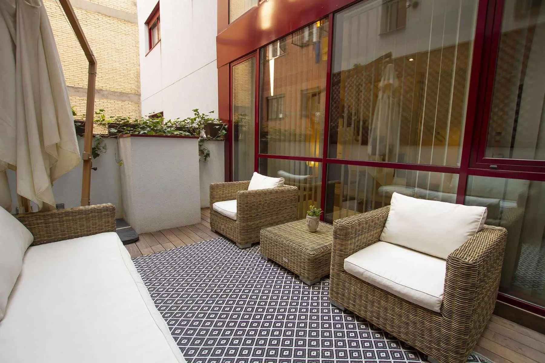 Balcony/Terrace in Apartamentos Libertad 24