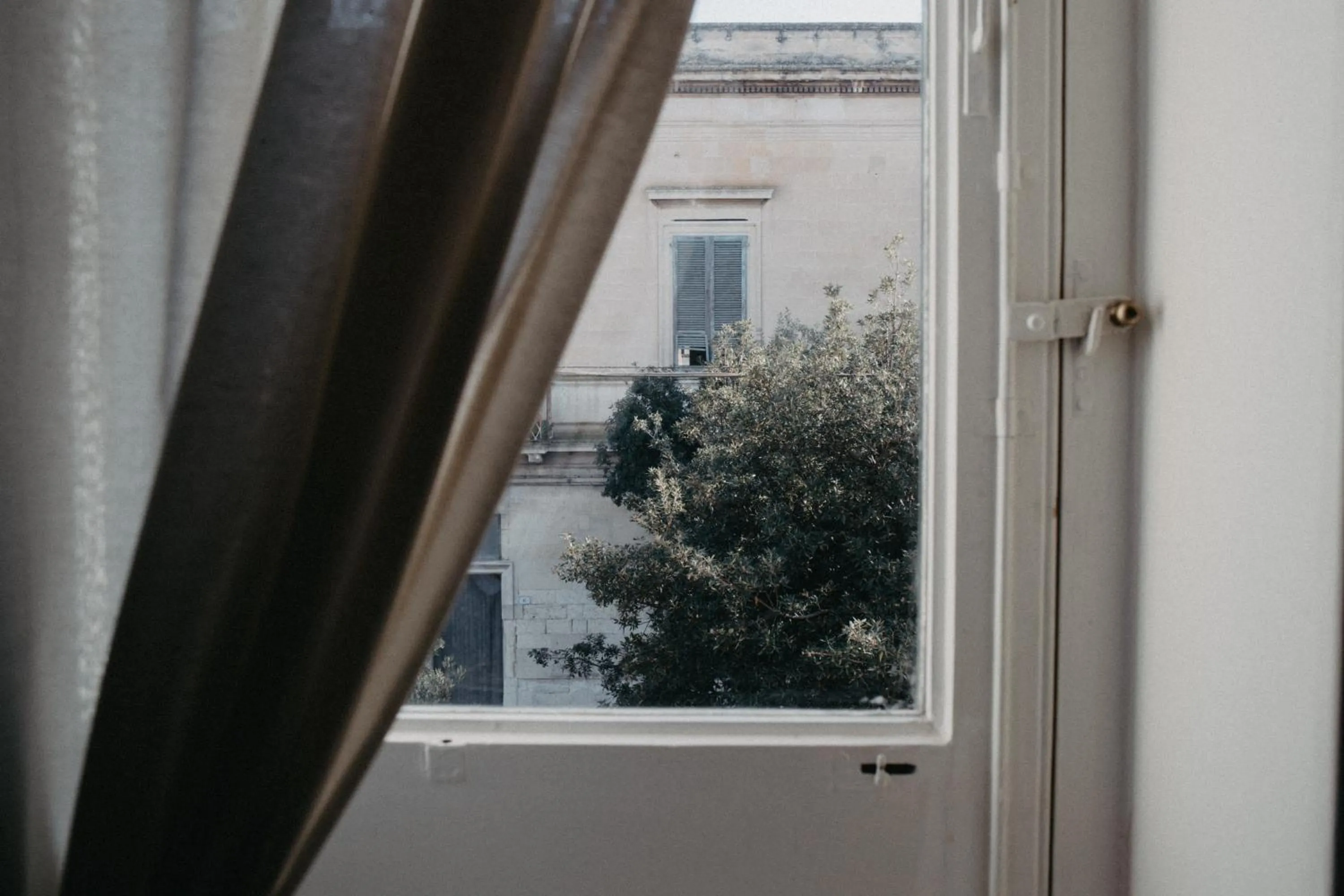 Garden view in Piazza Argento