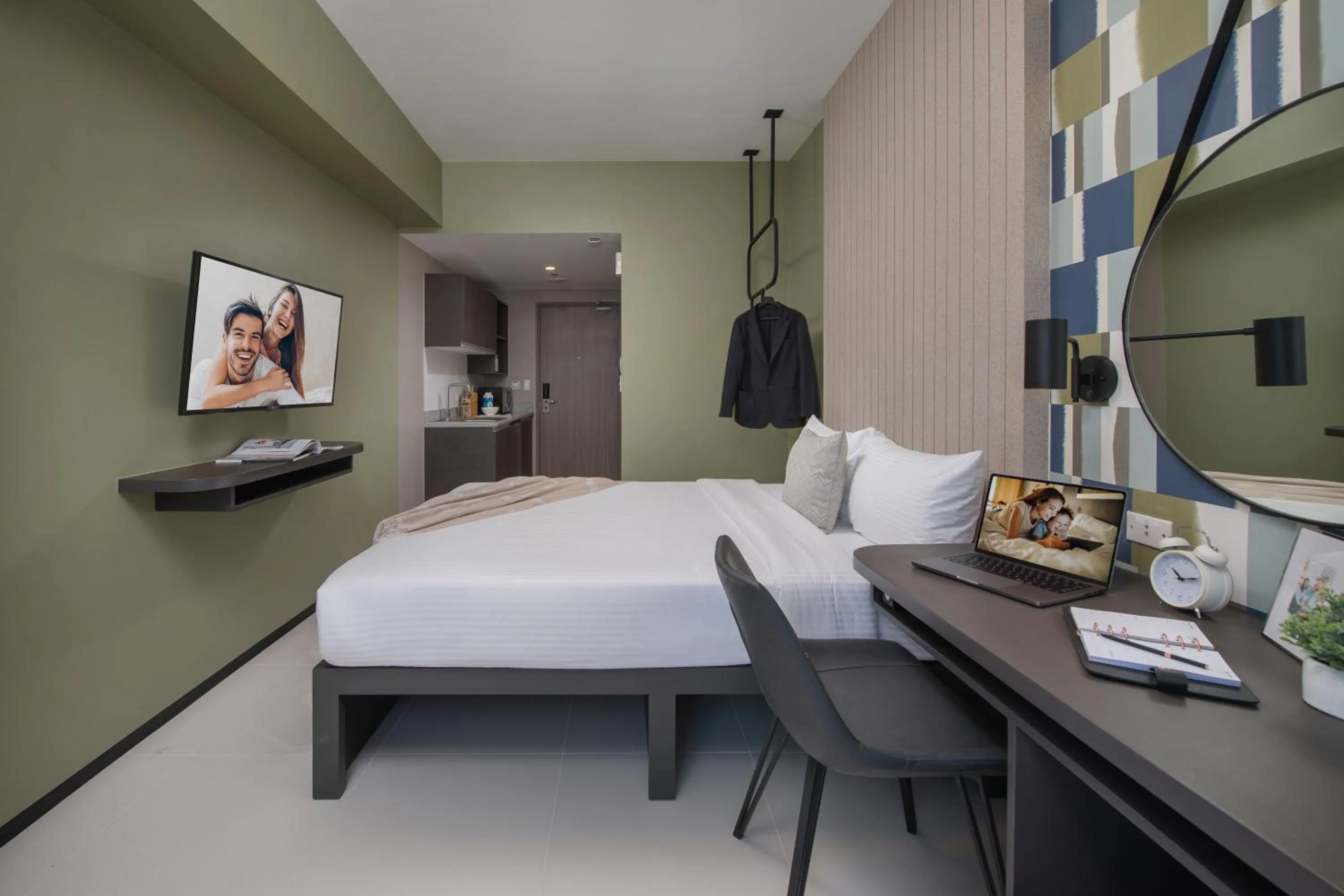 Bed in The Suites at Torre Lorenzo Malate - Managed by The Ascott Limited