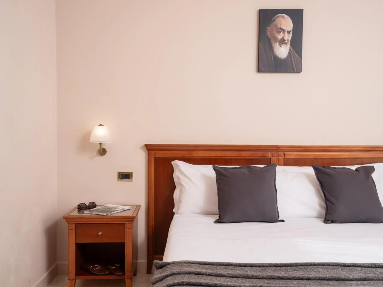 Bed in Hotel SAN PIO