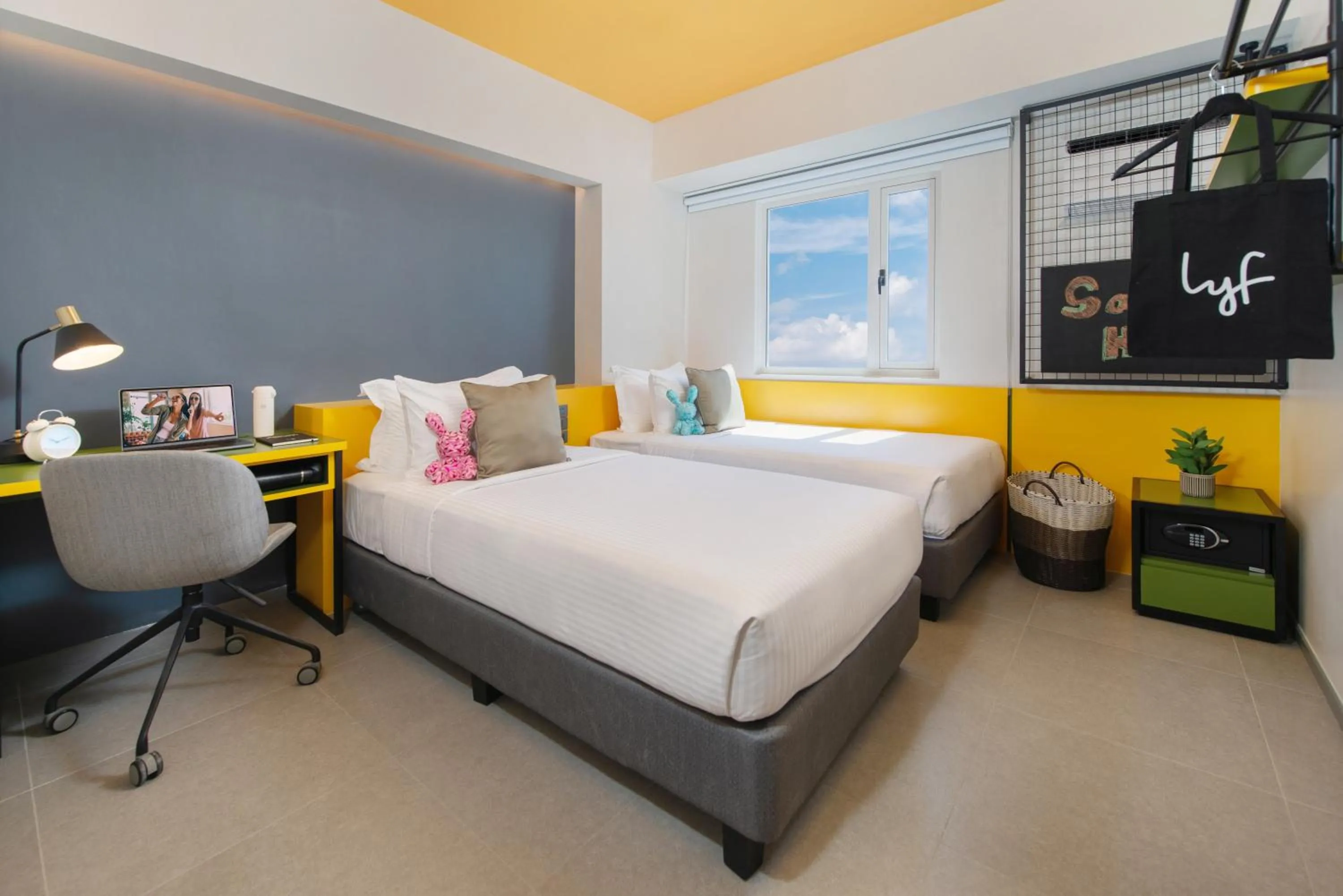 Bed in lyf Malate Manila managed by The Ascott Limited