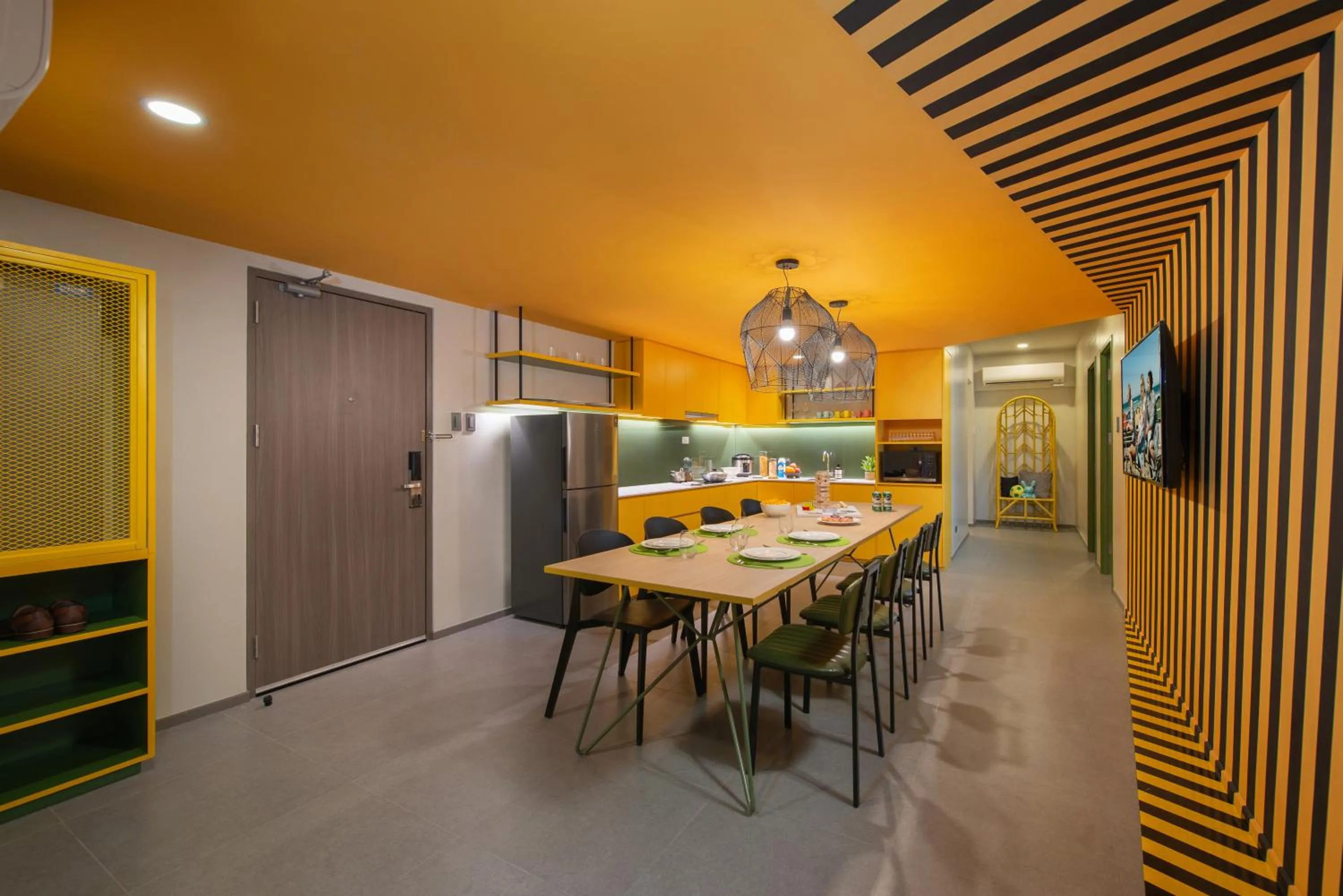 Dining area in lyf Malate Manila managed by The Ascott Limited