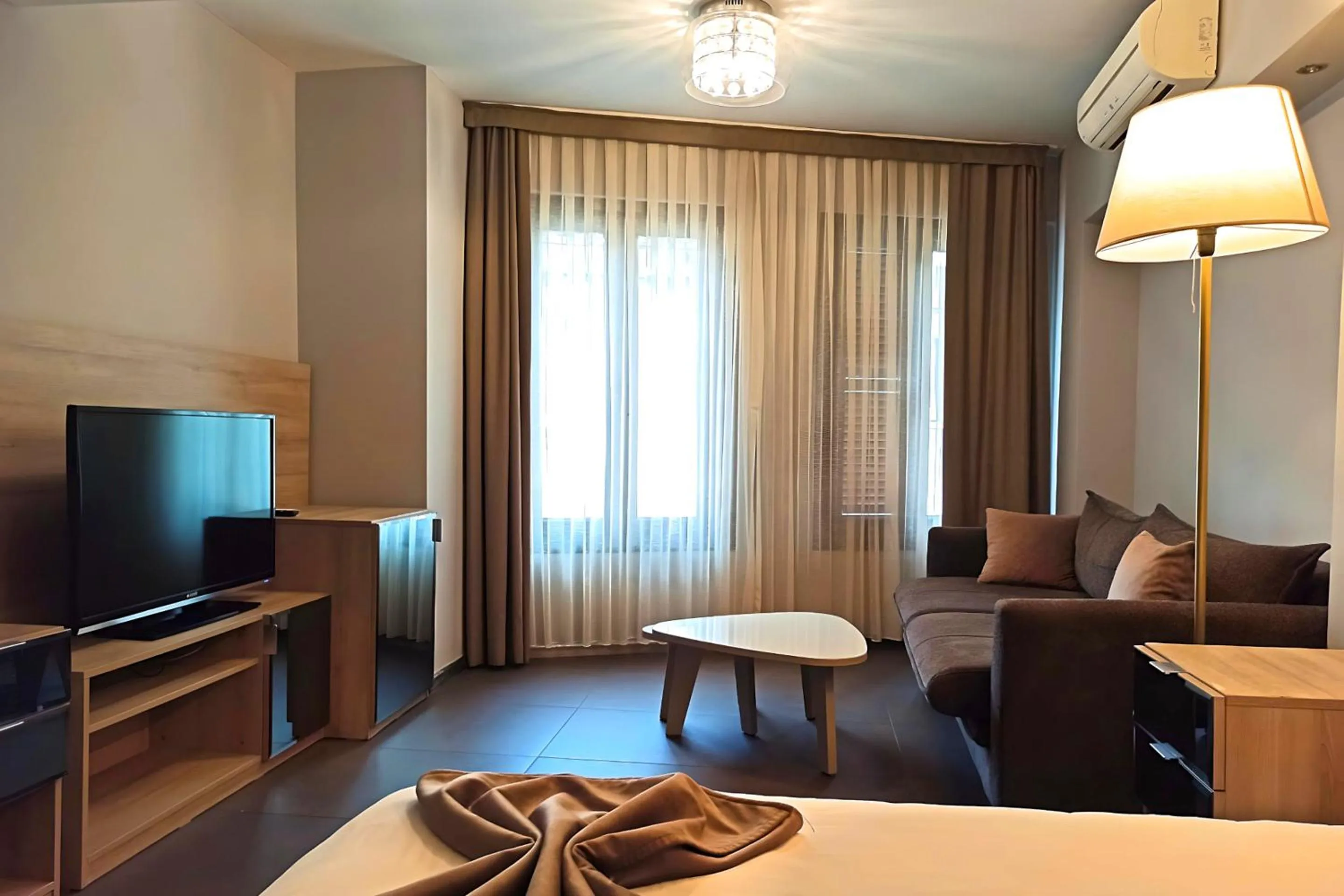 Communal lounge/ TV room in BC Residence Pangaldi