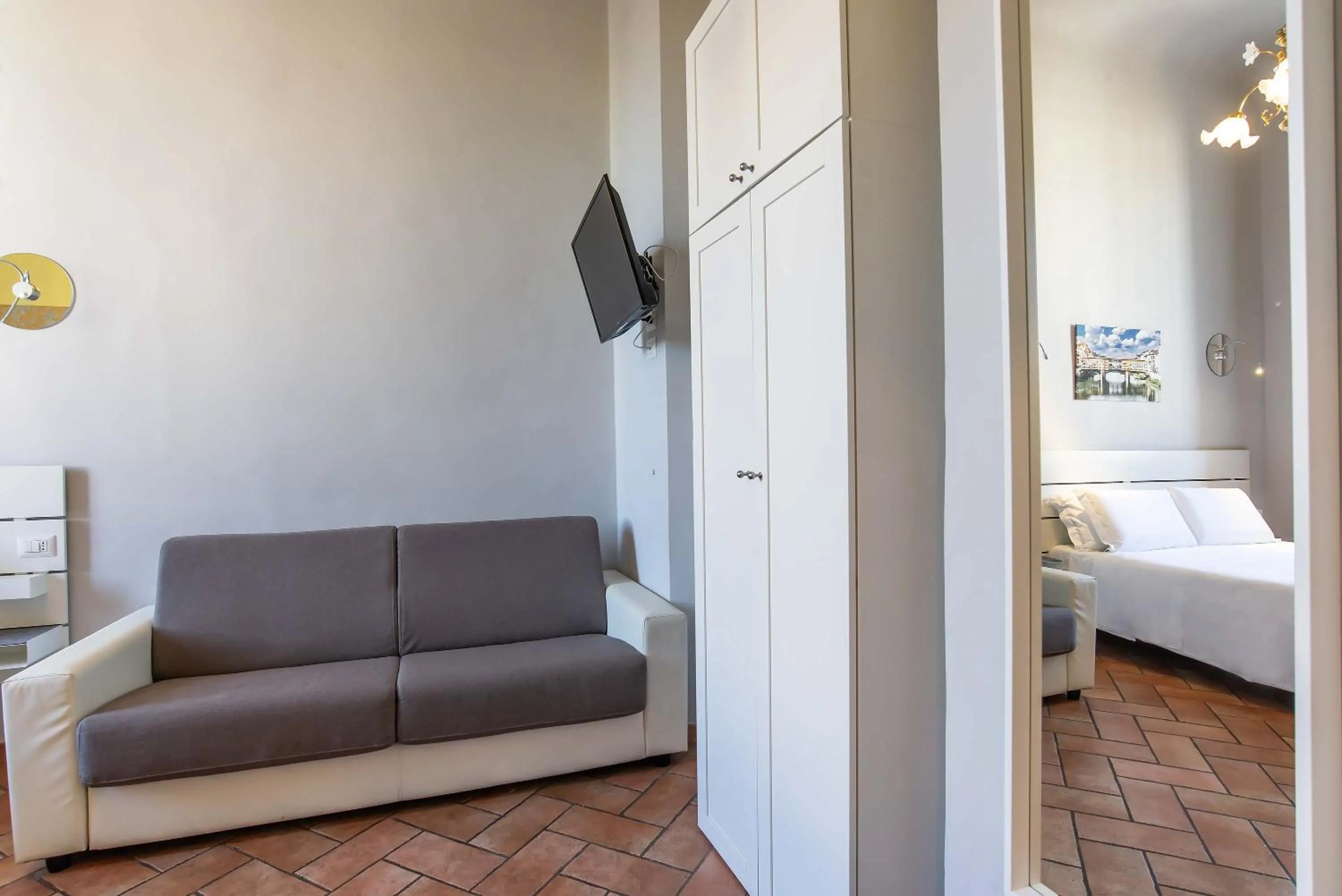 Photo of the whole room, Bed in IL MERCATO CENTRALE B and B