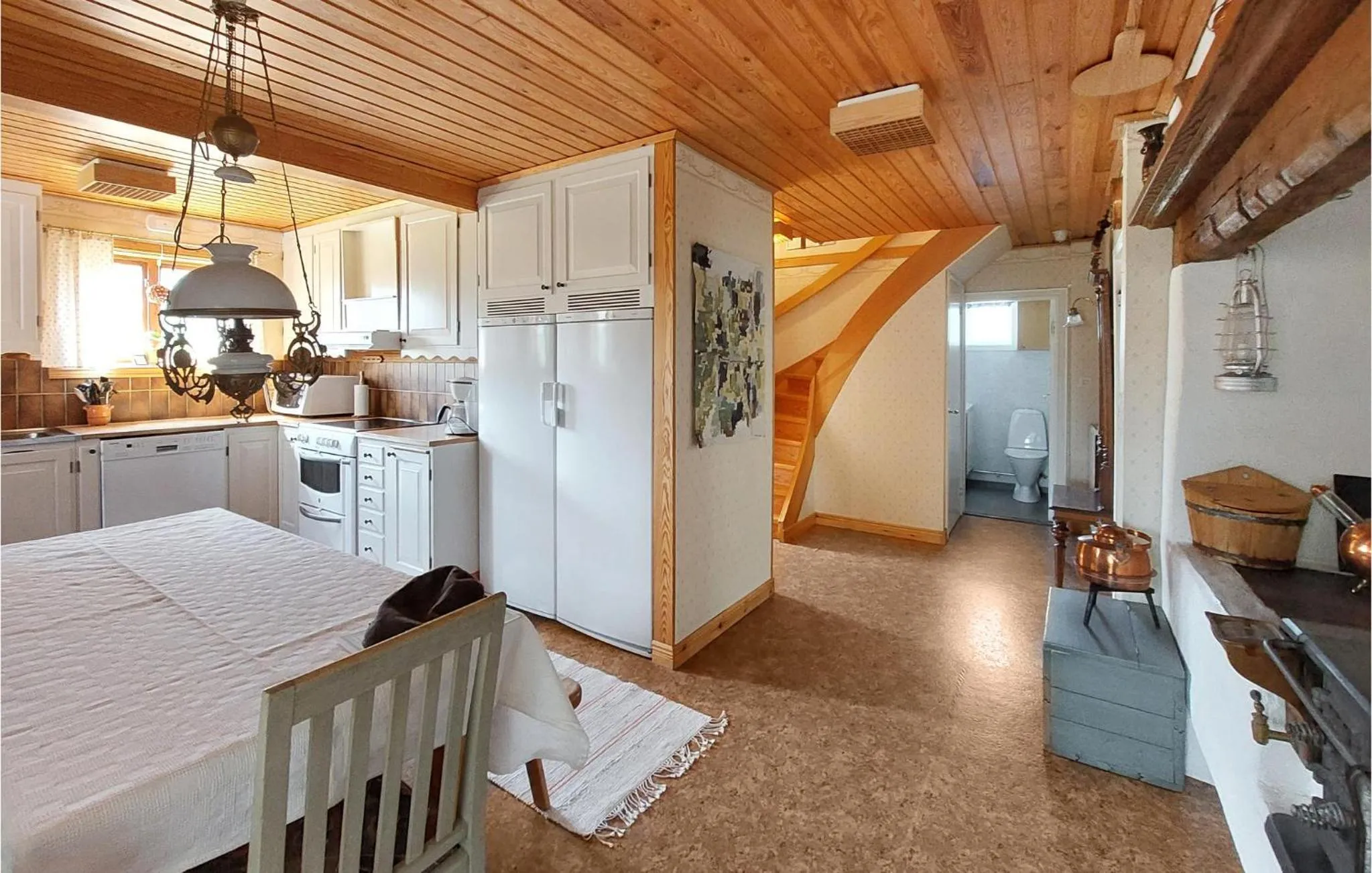 Kitchen or kitchenette, Bed in Nice Home In Markaryd With Wifi