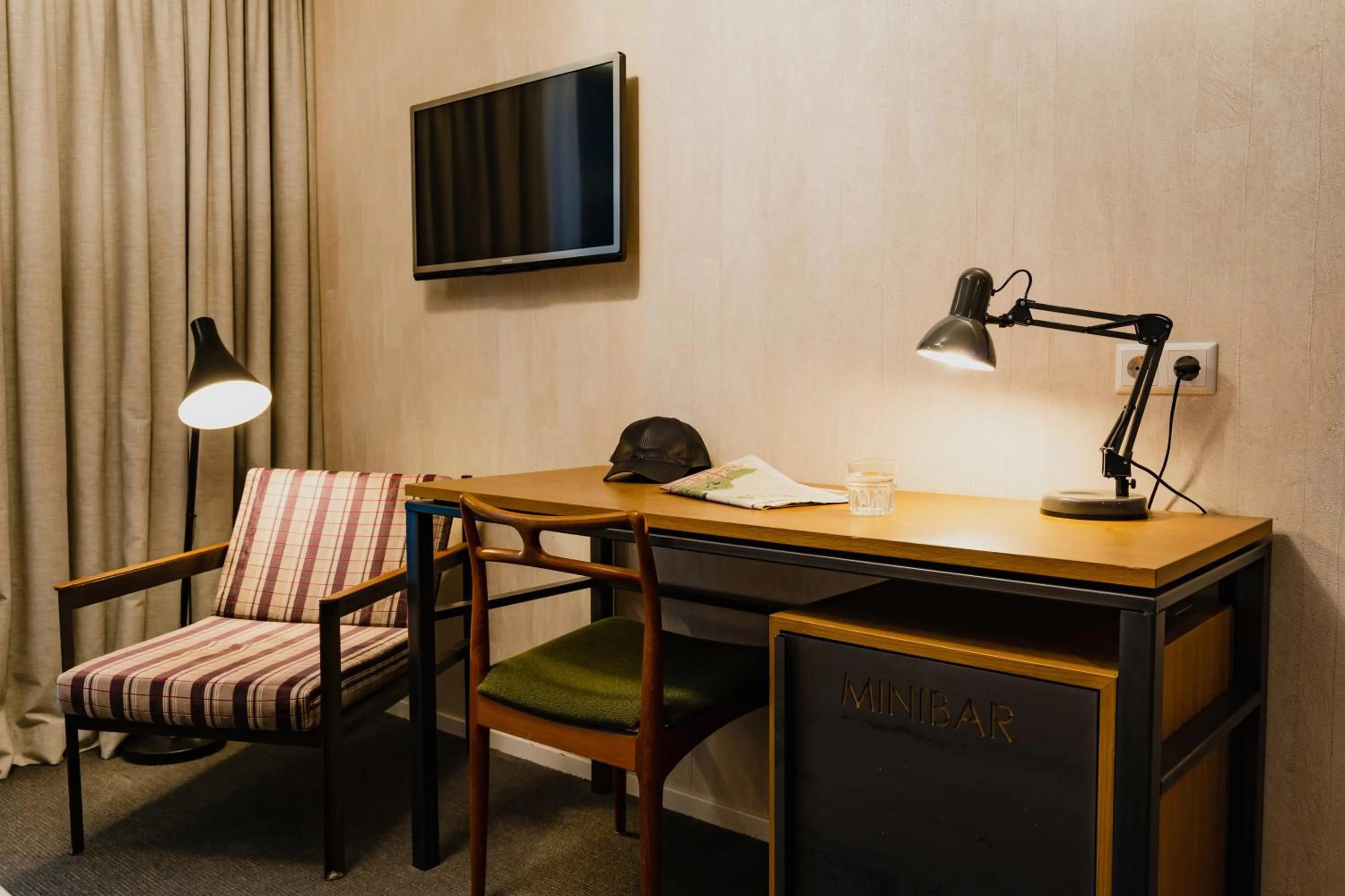 TV and multimedia in Hotel De Hallen