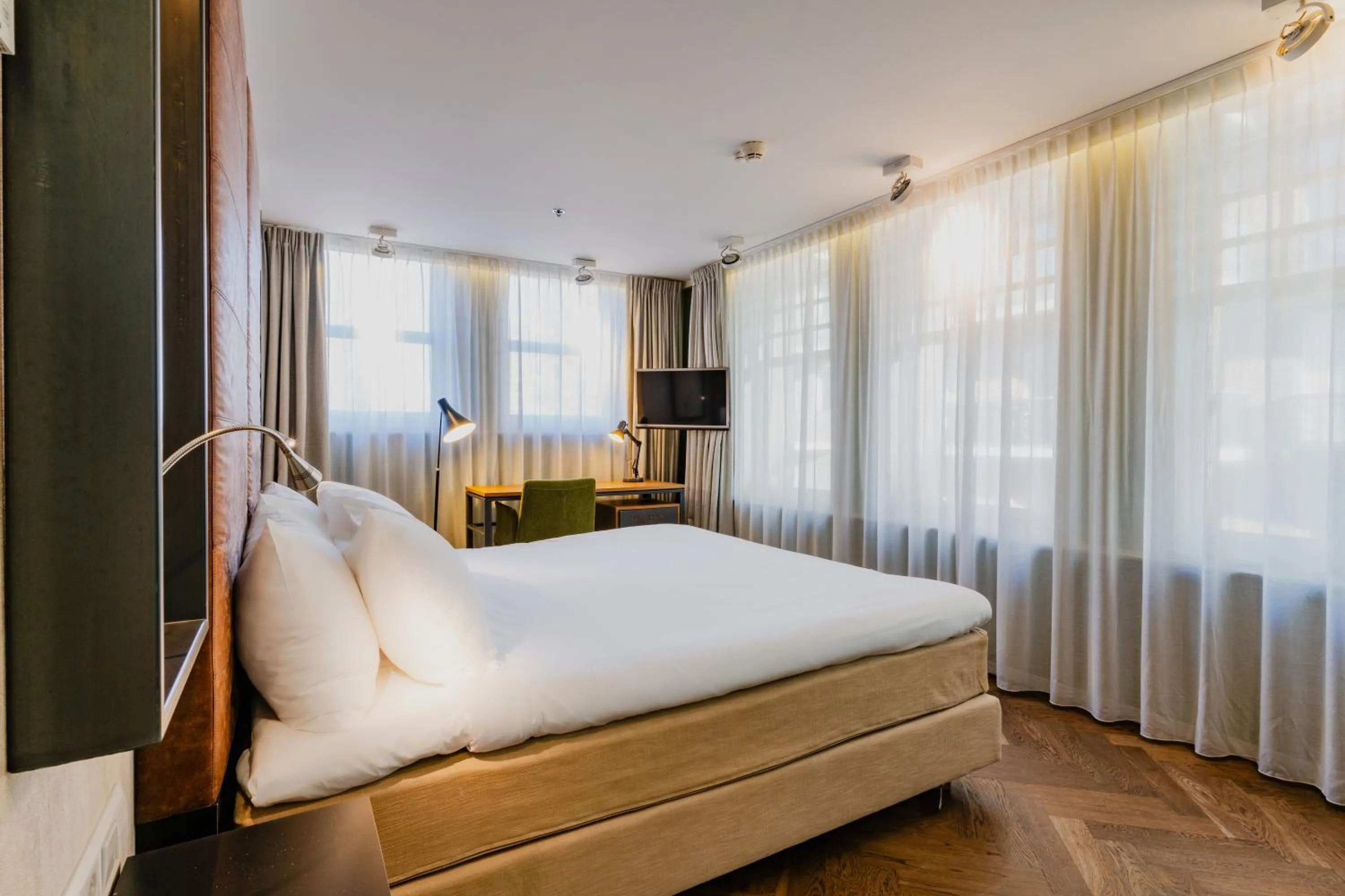 Bed in Hotel De Hallen