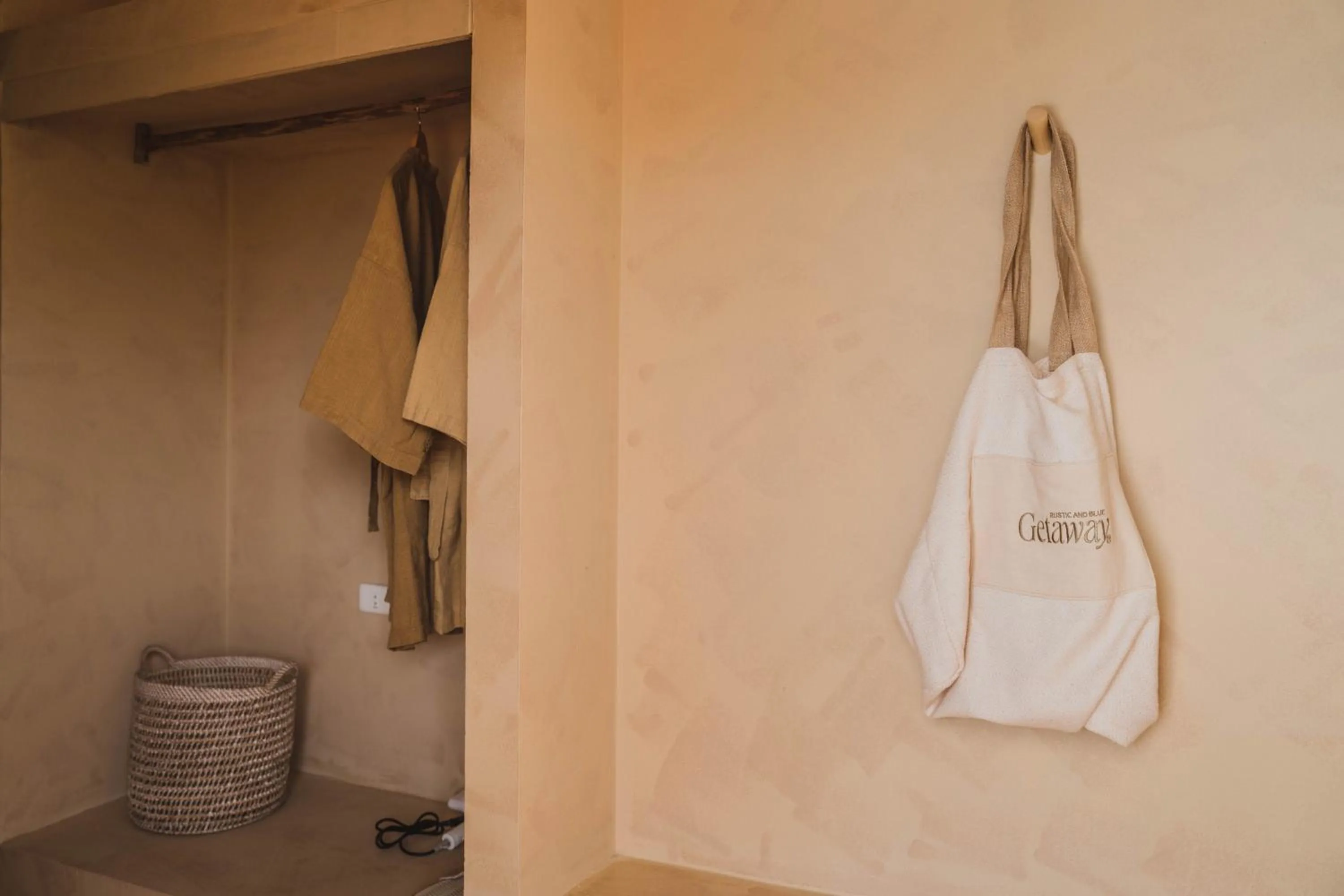 wardrobe in Rustic and Blue Getaway