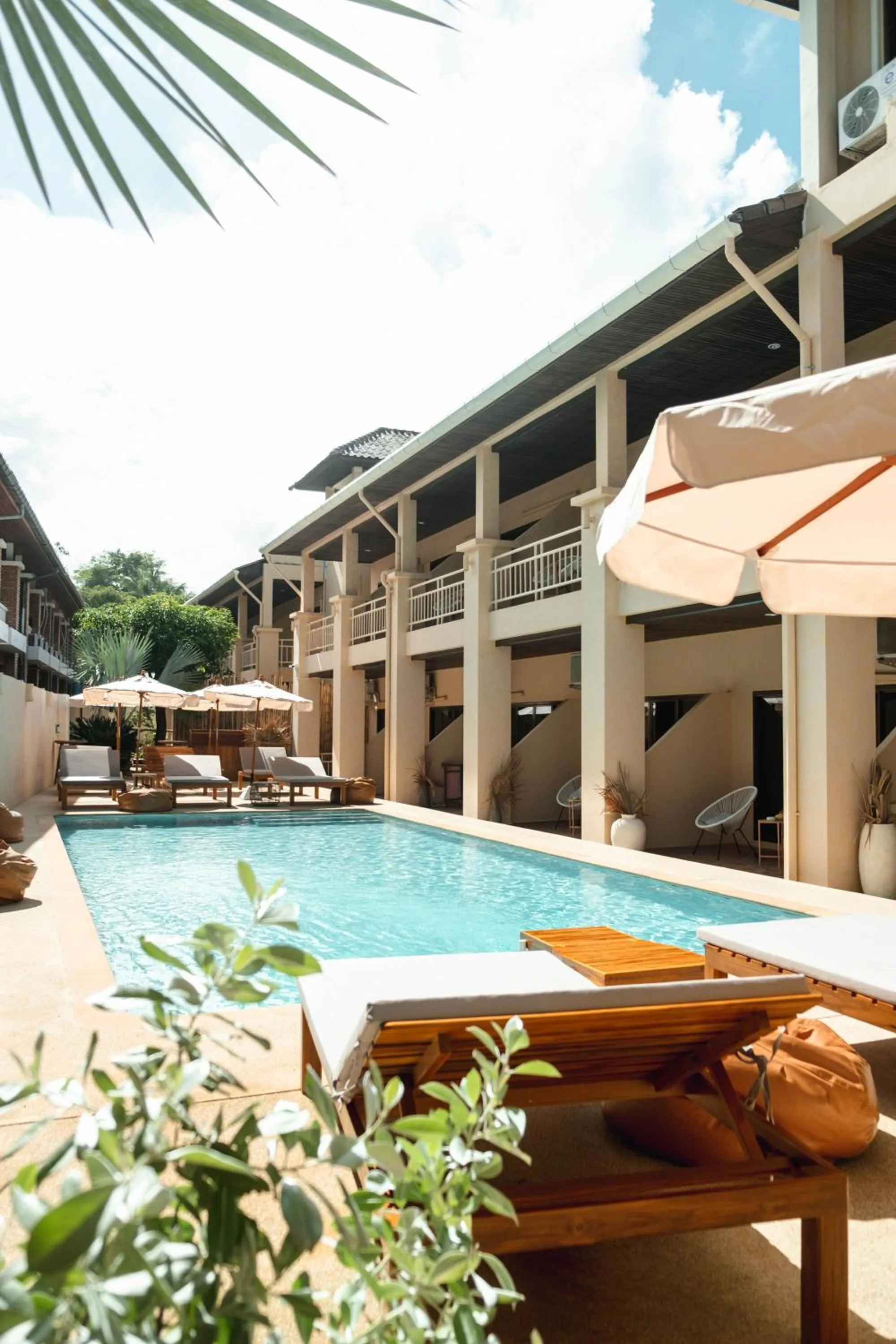 Swimming pool in Rustic and Blue Getaway