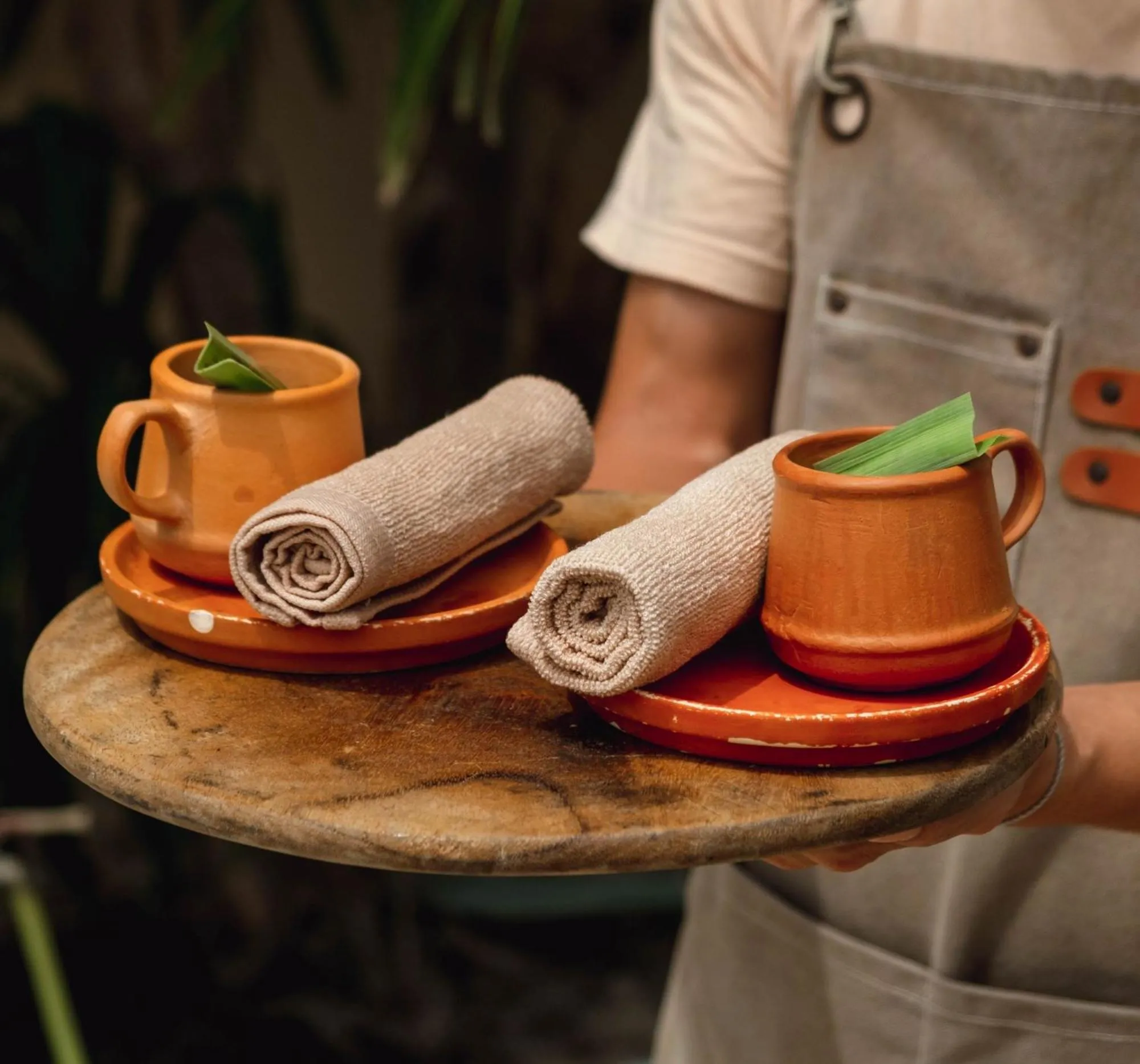 Drinks in Rustic and Blue Getaway