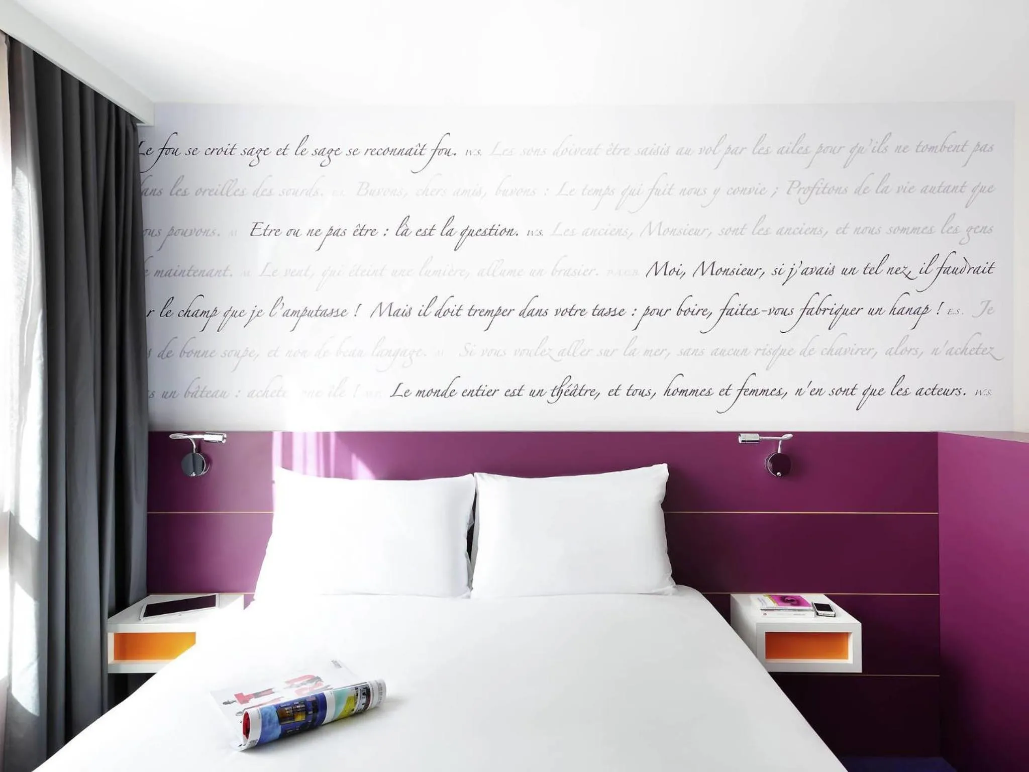 Bedroom, Bed in ibis Styles Montpellier Centre Comedie