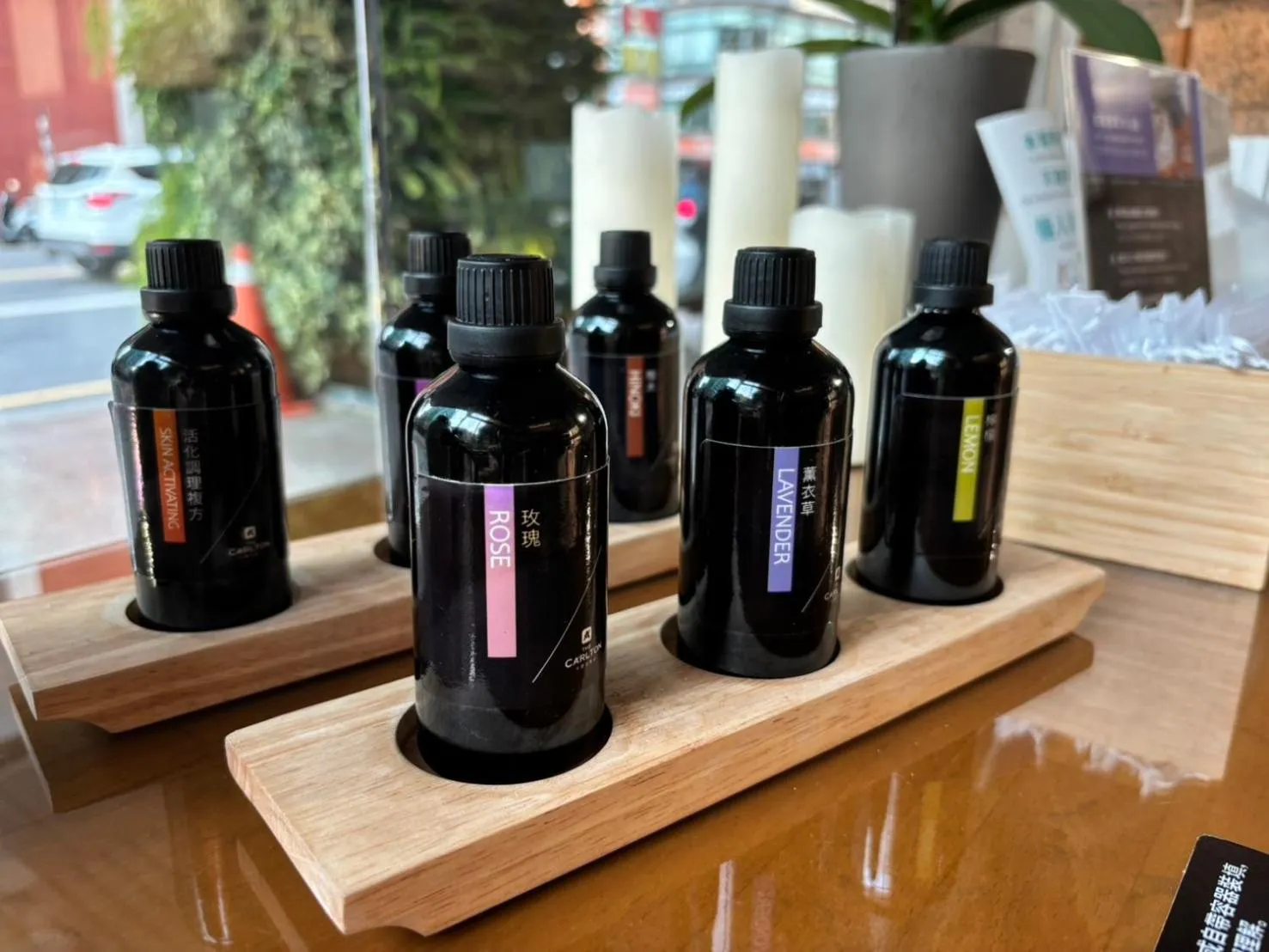 On site in The Carlton Hotel Hsinchu